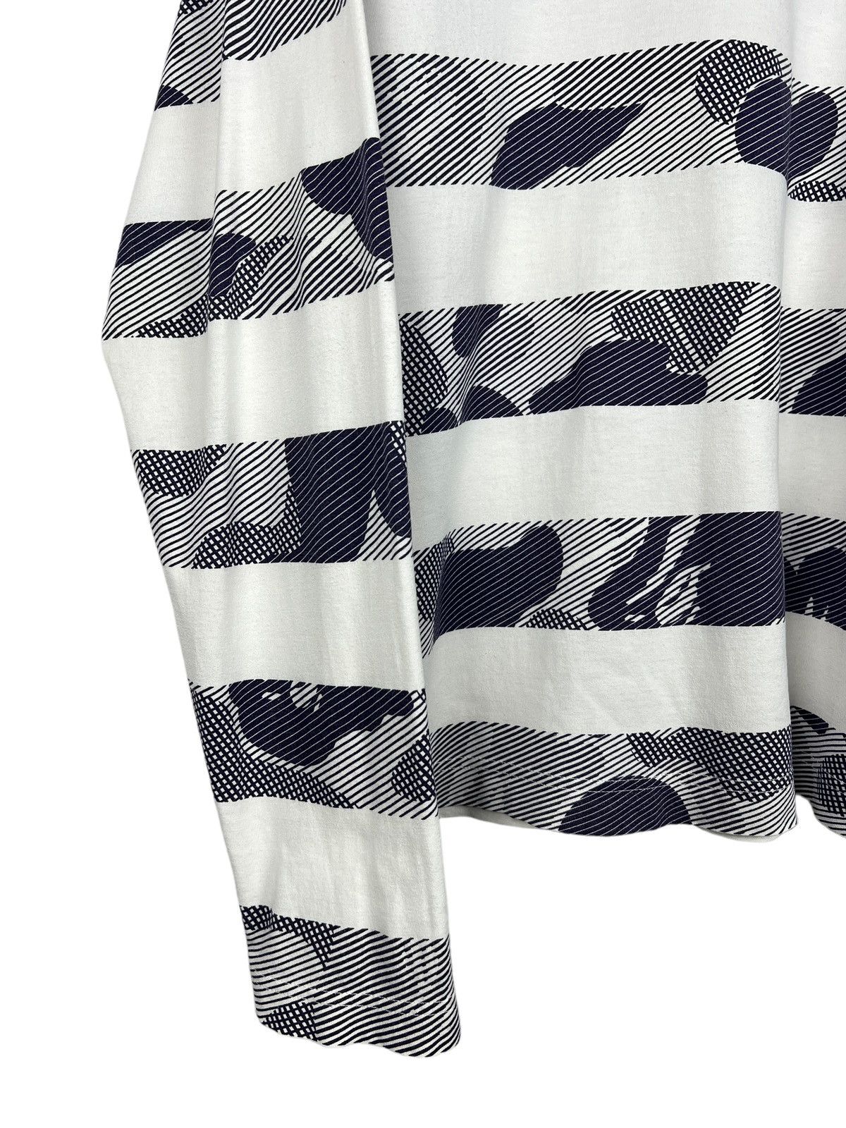 Bape Y2K Bape Purple Camo Stripes Longsleeve Shirt Size US M / EU 48-50 / 2 - 4 Thumbnail