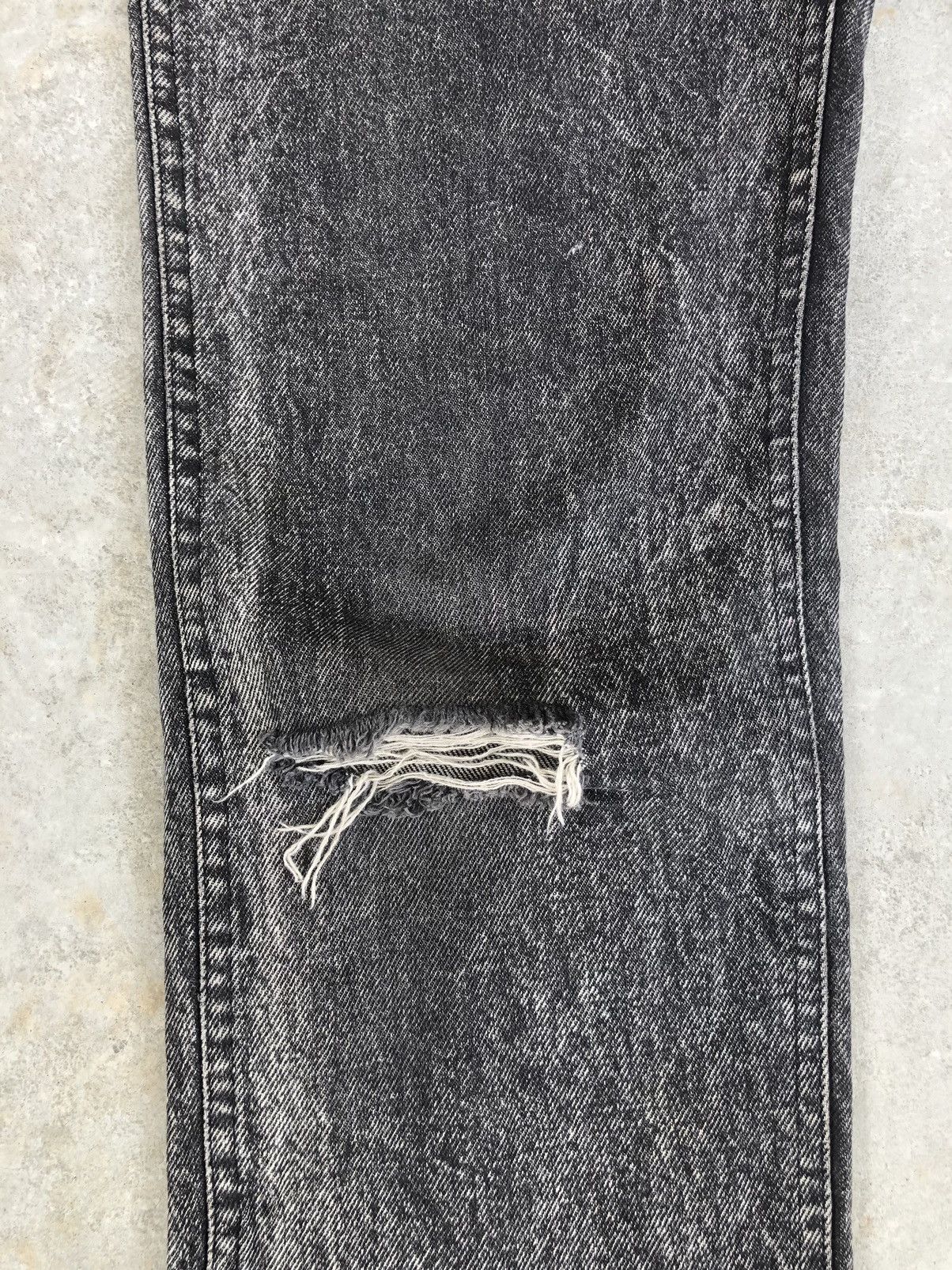 Japanese Brand Acid Wash Jeans Lee Riders Bleach Jeans Distressed Jeans Size US 33 - 13 Thumbnail