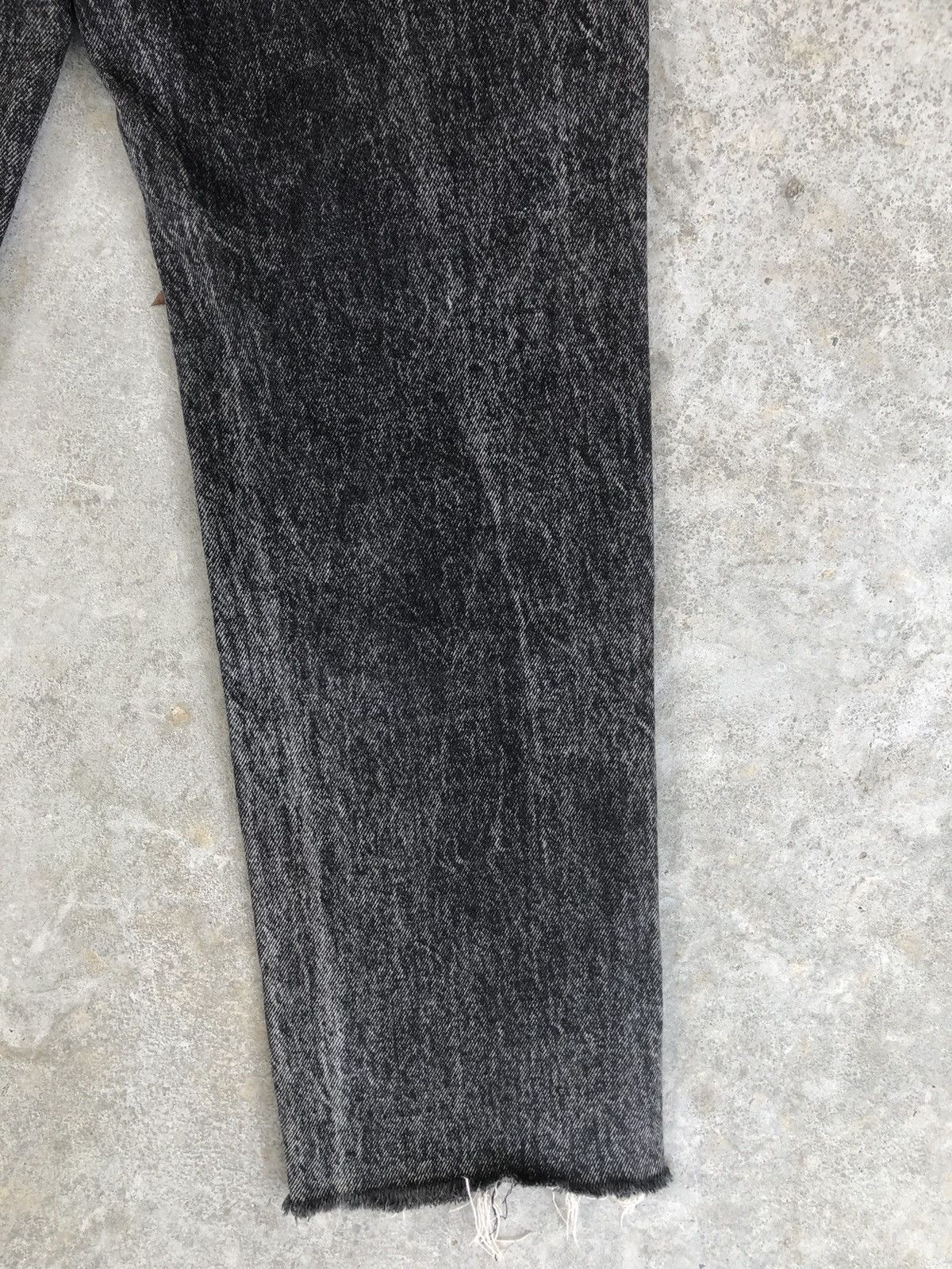 Japanese Brand Acid Wash Jeans Lee Riders Bleach Jeans Distressed Jeans Size US 33 - 11 Thumbnail