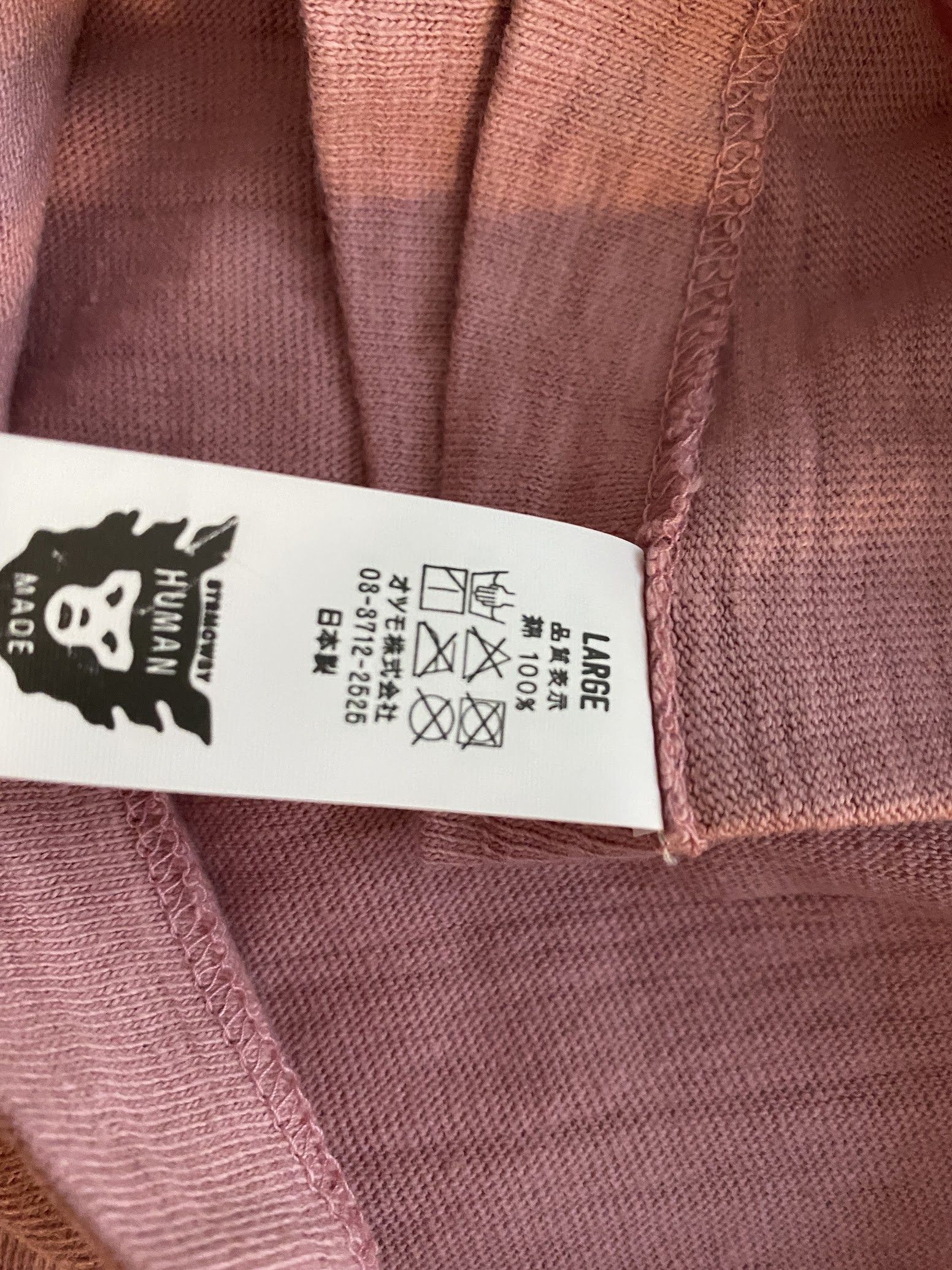 Human Made × Lil Uzi Vert T Shirt Pink Bat size Large Size US L / EU 52-54 / 3 - 7 Thumbnail