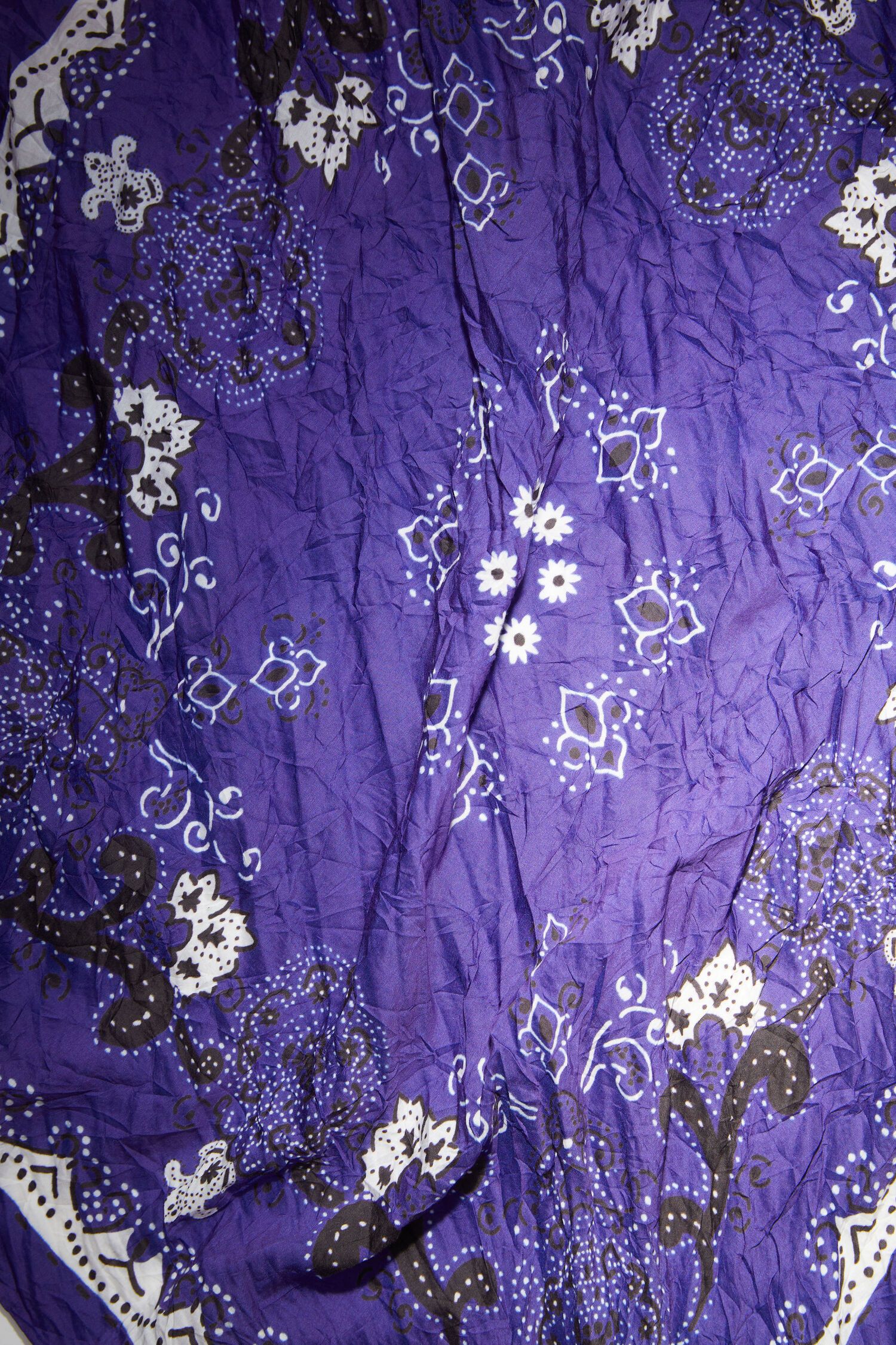 Acne Studios Acne Studios PAISLEY SCARF Blue/white Size ONE SIZE - 4 Thumbnail