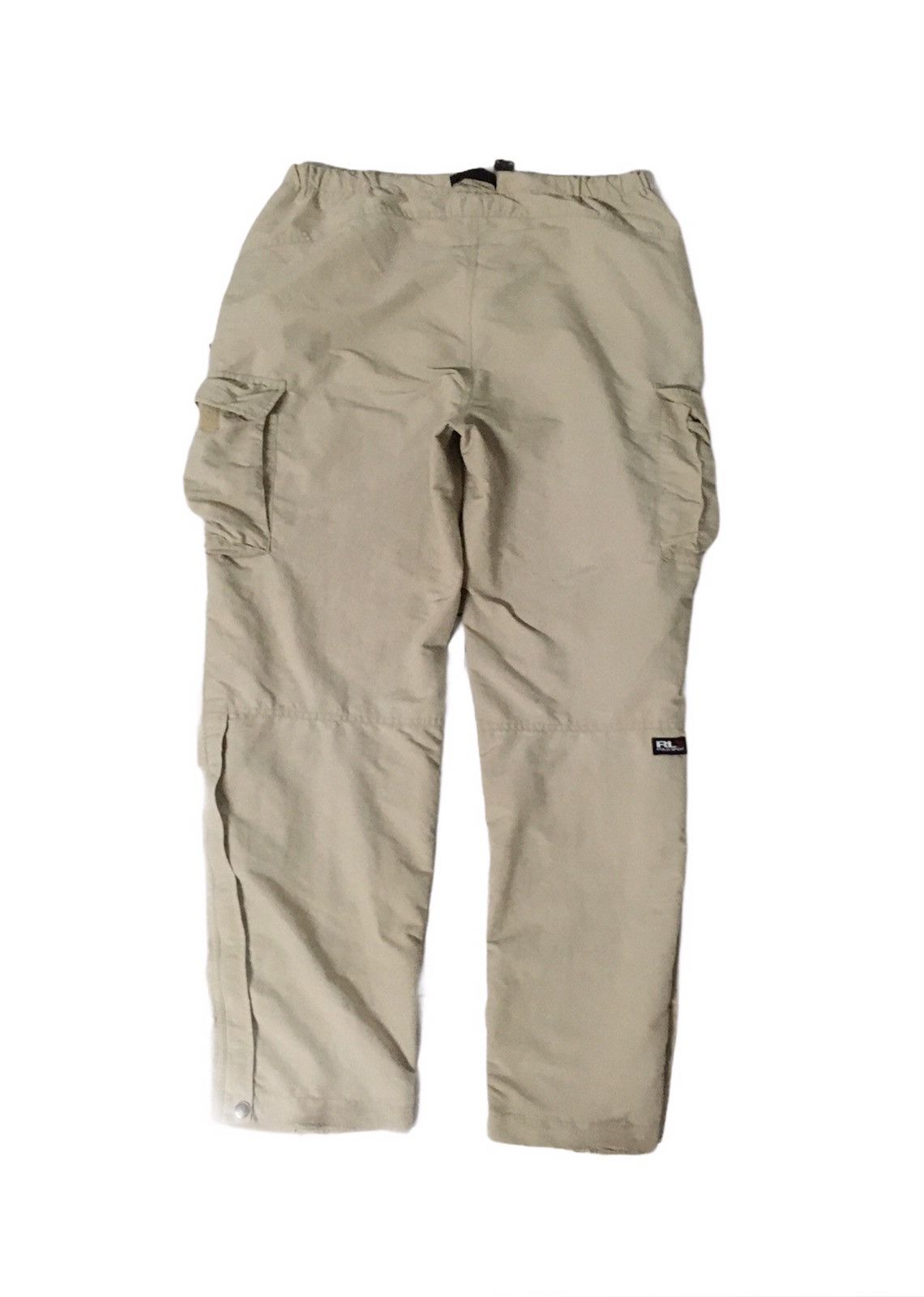 Vintage 🔥Rlx Polo Sport Cargo With Zipper Arm Slack Sweatpants Size US 35 - 2 Thumbnail