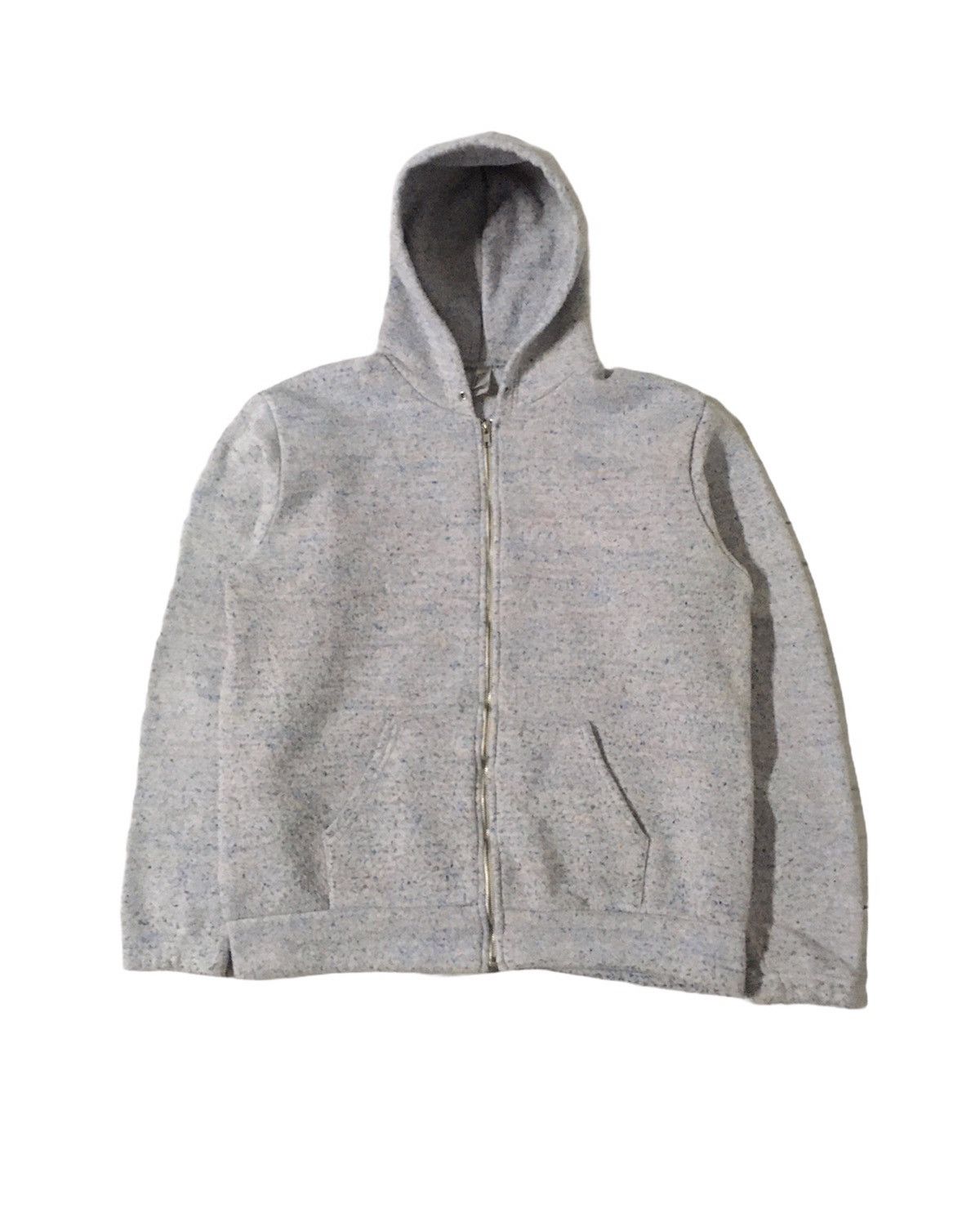 image of American Apparel Nice Zipper Sweatshirts With Hoodies in Light Gray, Men's (Size Medium)