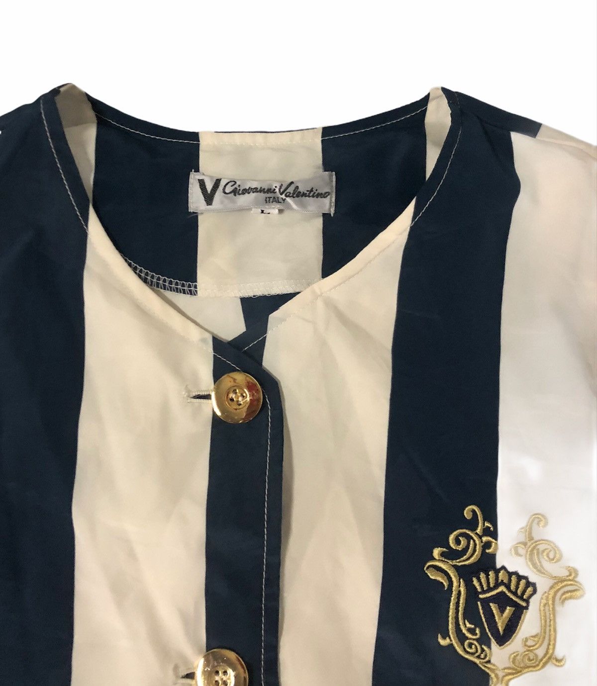 Giovanni Valentino 🔥Giovanni Valentino Rare Style Relaxing Polyester Jacket Size L / US 10 / IT 46 - 6 Thumbnail