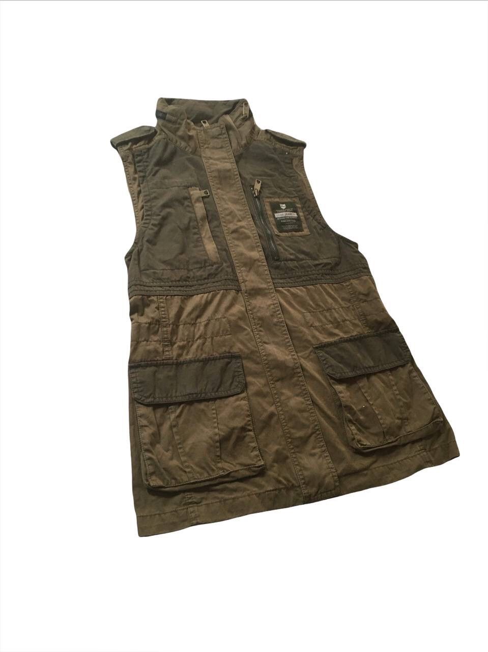 Japanese Brand Evisu Tactical Pocket Rare Vests Size US XS / EU 42 / 0 - 3 Thumbnail