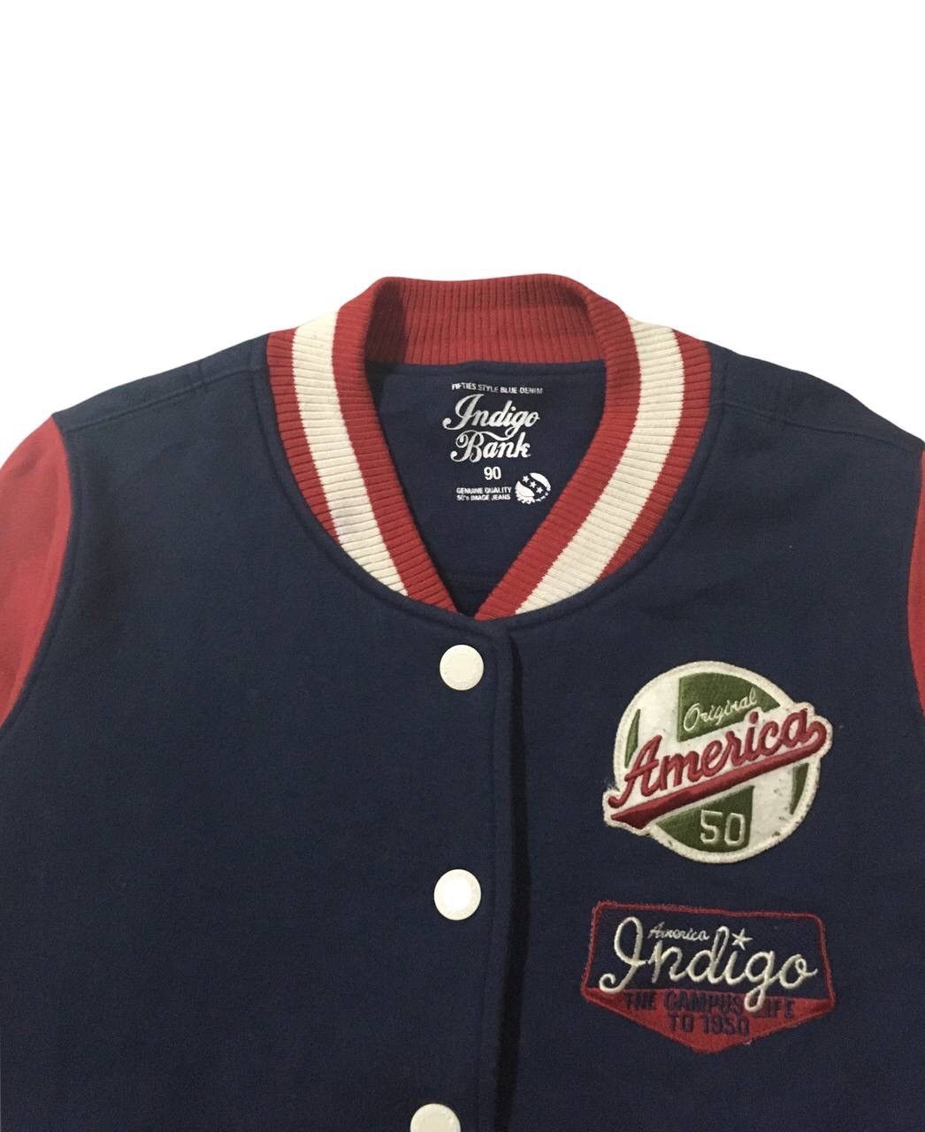 Indigo Indigo Bank America Varsity Jacket Size US S / EU 44-46 / 1 - 7 Thumbnail