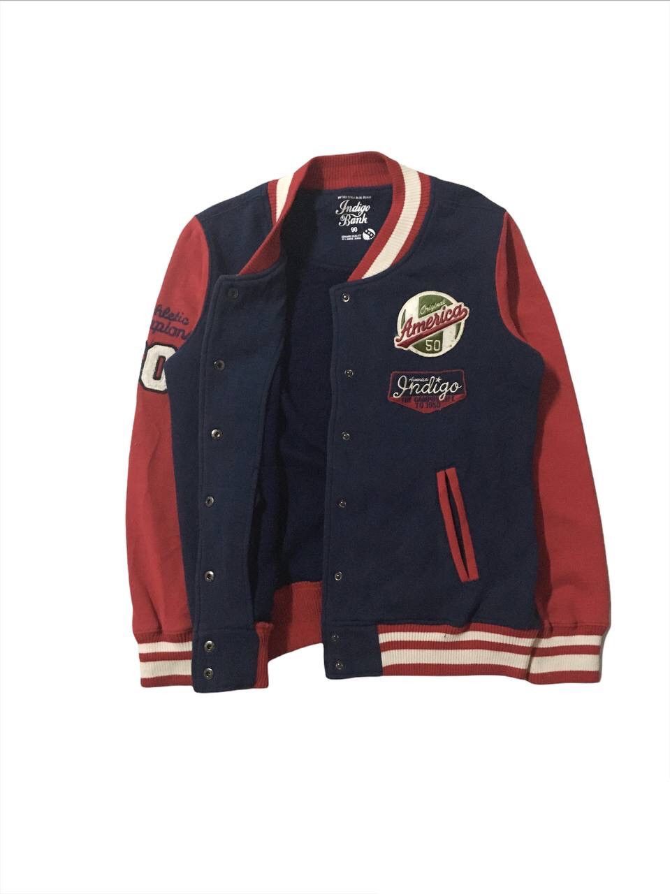 Indigo Indigo Bank America Varsity Jacket Size US S / EU 44-46 / 1 - 5 Thumbnail