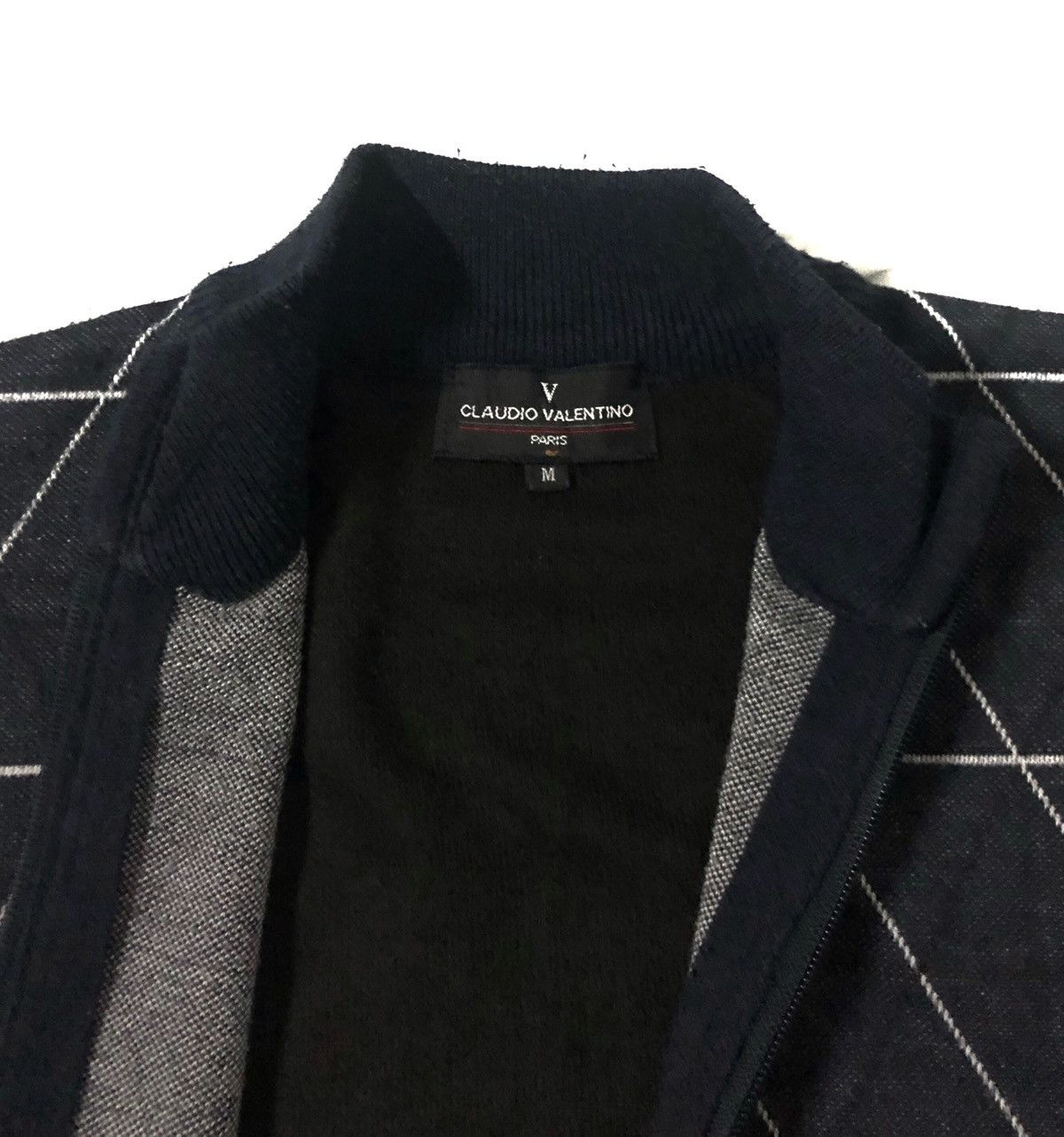 Valentino × Vintage 🔥Claudio Valentino Paris Zipper Sweater Size US S / EU 44-46 / 1 - 5 Thumbnail