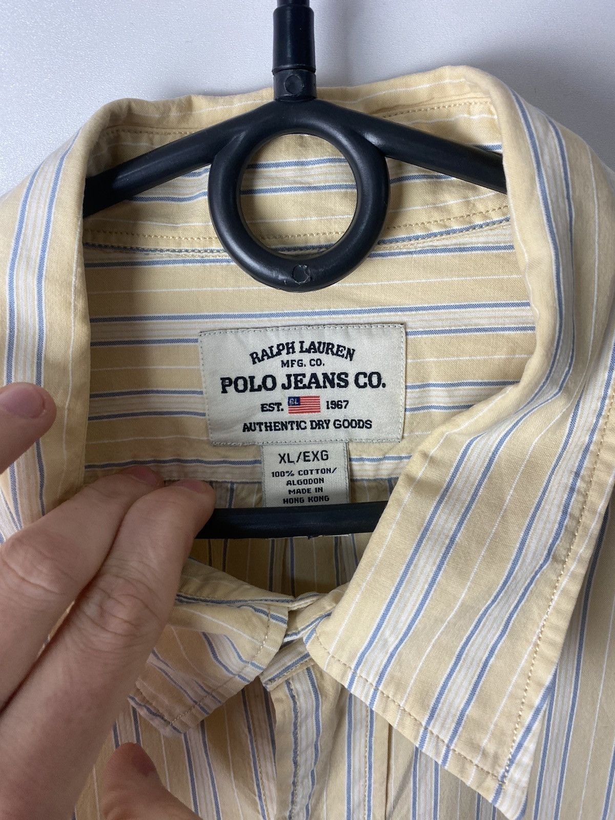 Vintage Polo Jeans Ralph Lauren shirts size XL Size US XL / EU 56 / 4 - 3 Thumbnail