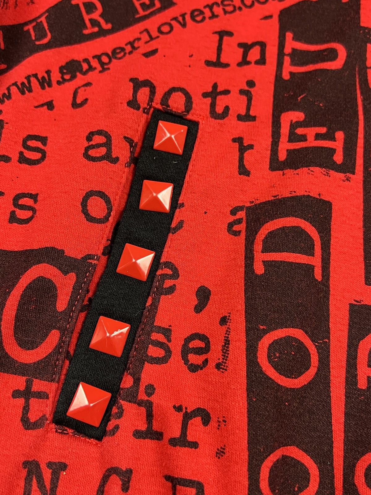 Japanese Brand Lovers Rock Full Print Anarchy Studded Zipper Hoodie Size US S / EU 44-46 / 1 - 12 Thumbnail