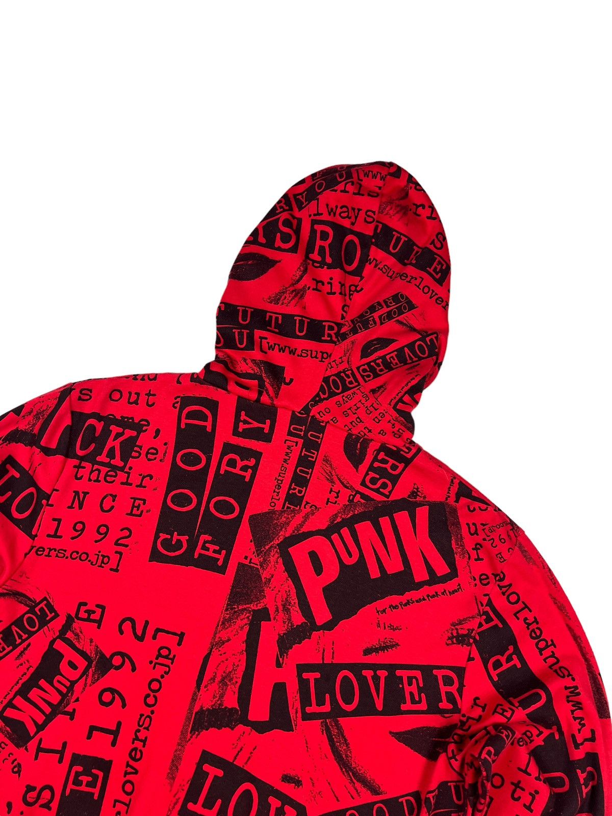 Japanese Brand Lovers Rock Full Print Anarchy Studded Zipper Hoodie Size US S / EU 44-46 / 1 - 8 Thumbnail