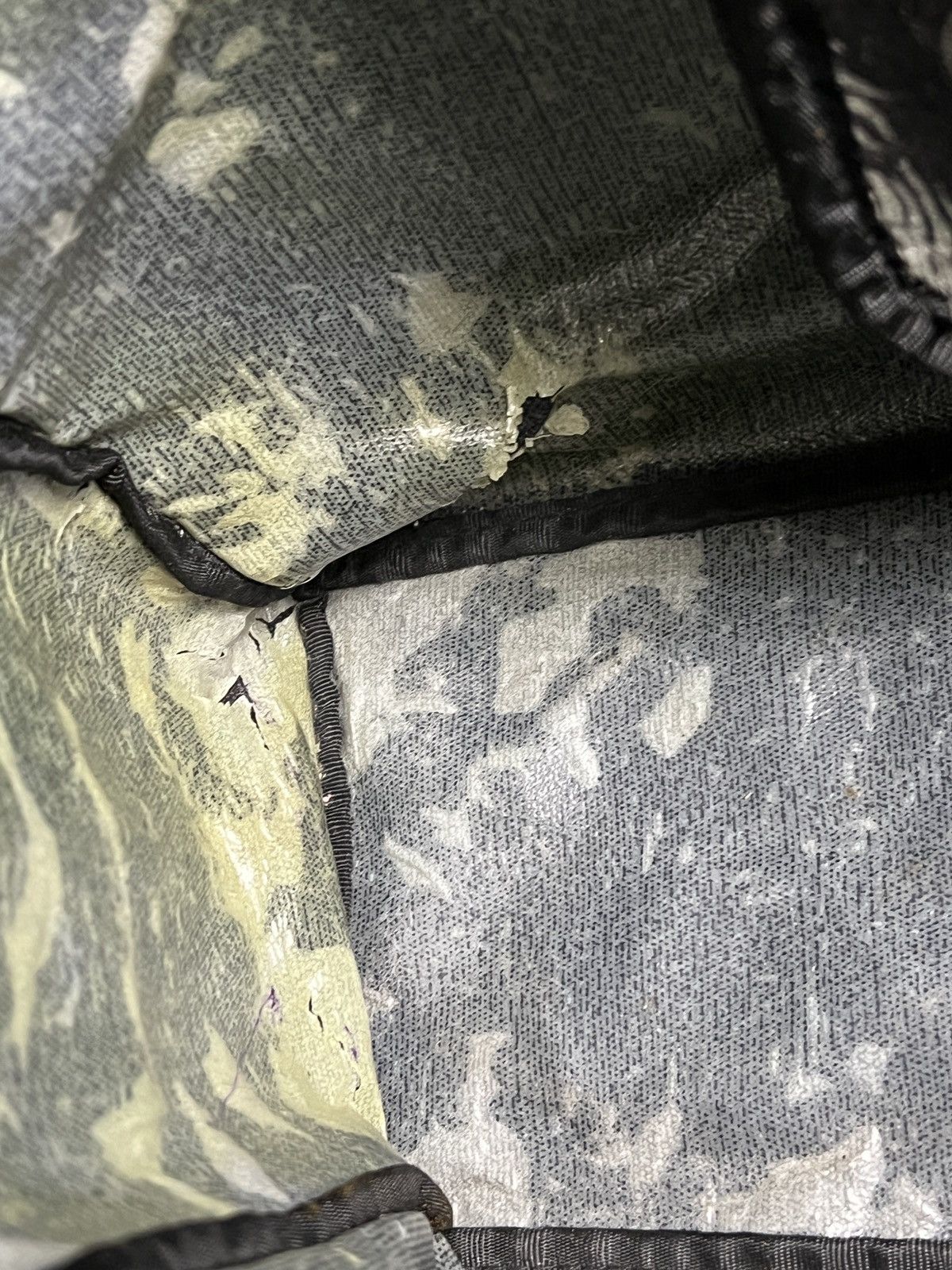 Japanese Brand Shin & Company Leather+Canvas Printed Bag Gaultier Style Size ONE SIZE - 19 Thumbnail