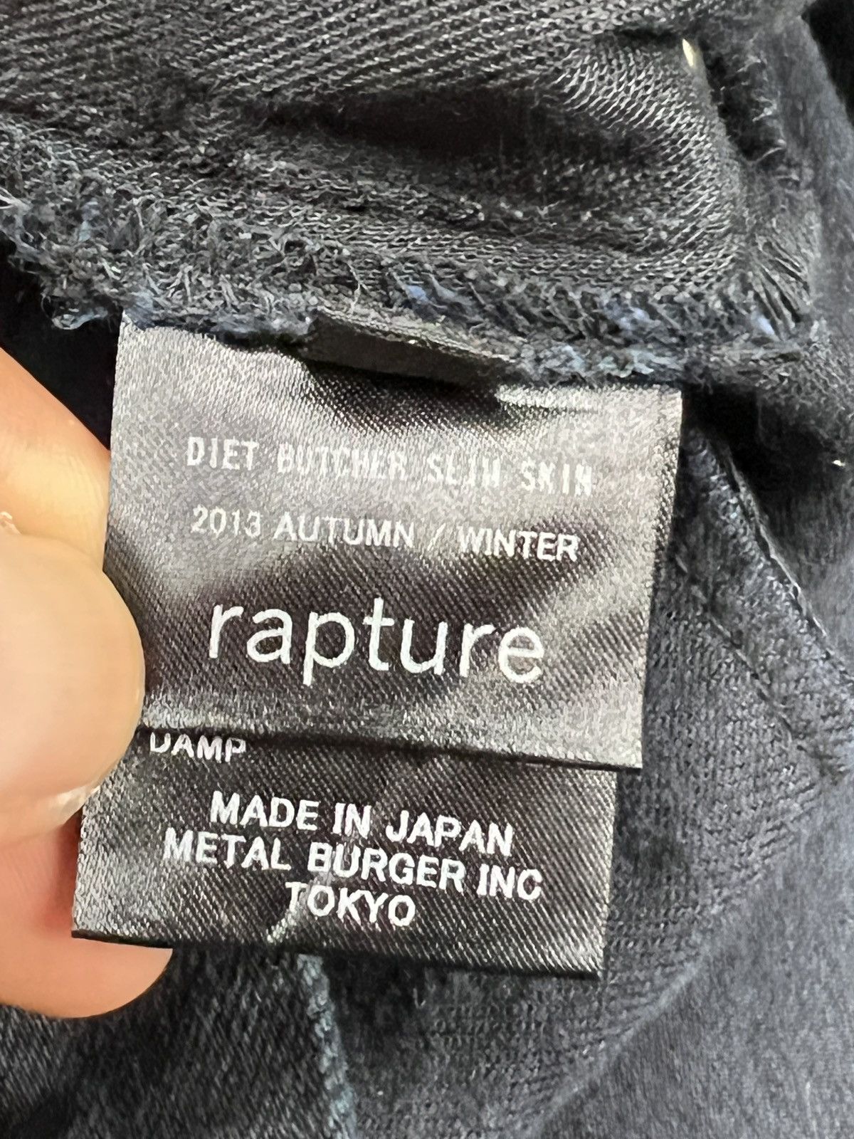 Diet Butcher Slim Skin Diet Butcher Slim Skin AW13 ‘Rapture” Two Tone Jeans Size US 35 - 13 Thumbnail