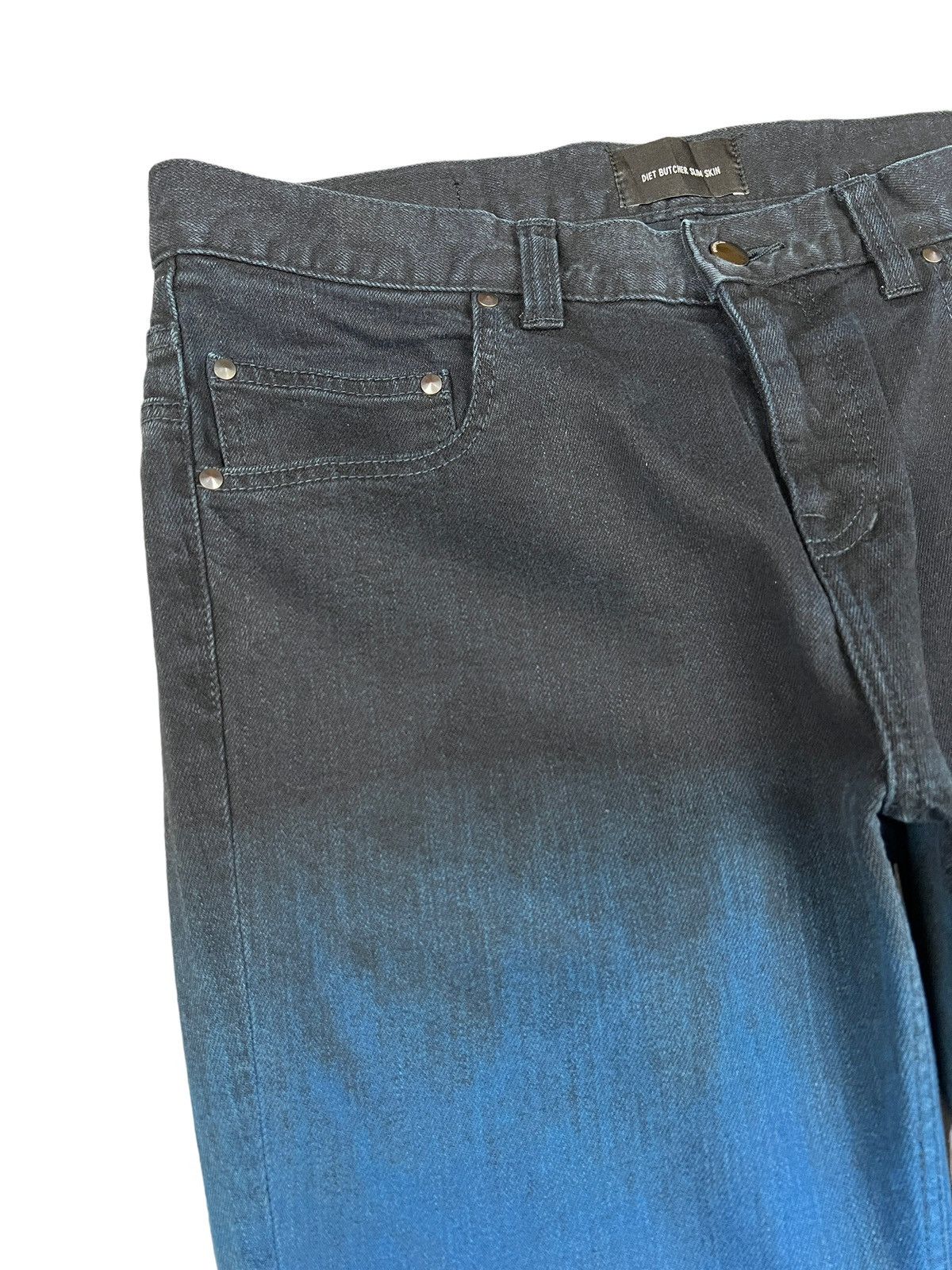 Diet Butcher Slim Skin Diet Butcher Slim Skin AW13 ‘Rapture” Two Tone Jeans Size US 35 - 5 Thumbnail