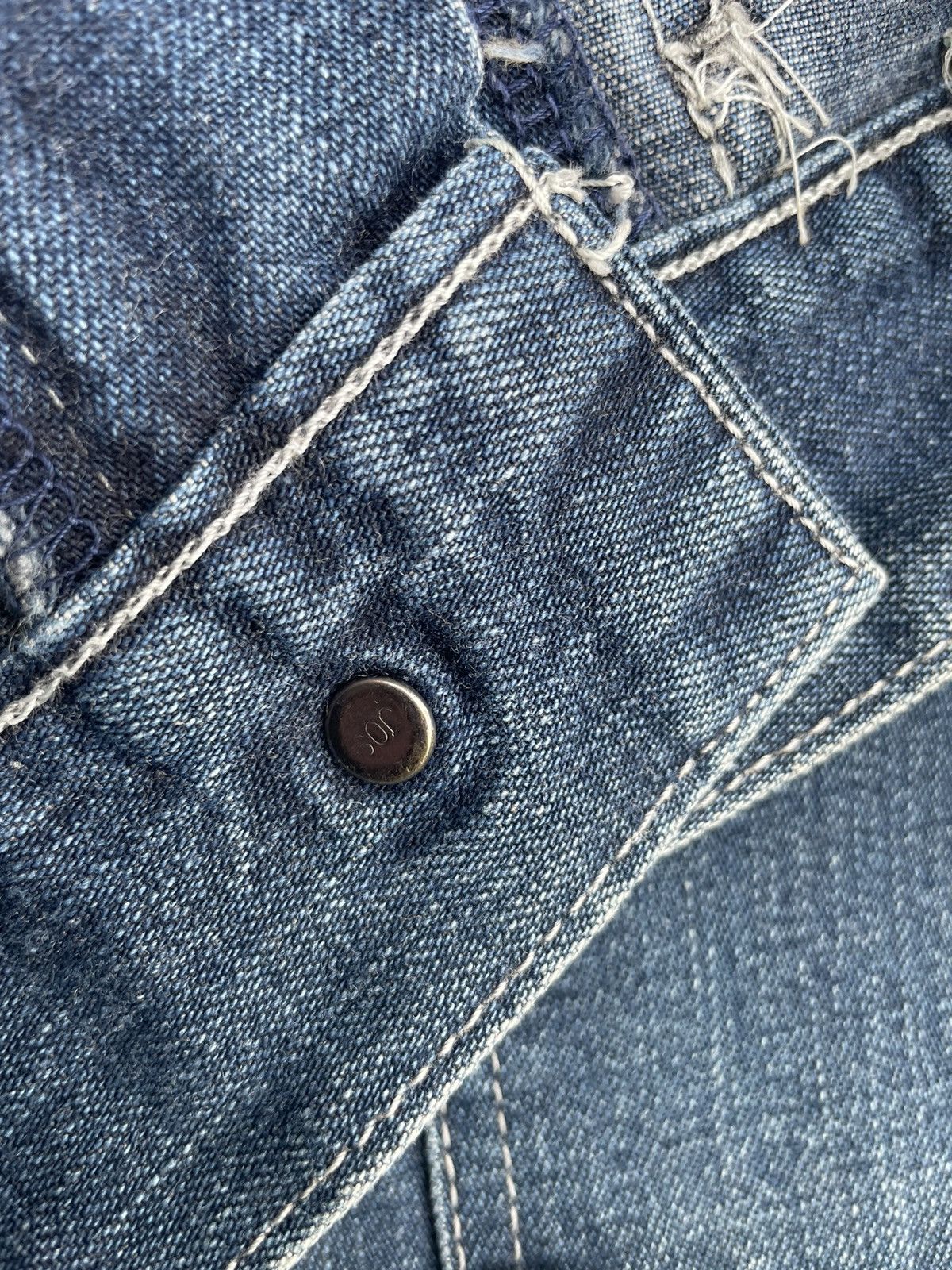 Levi's Vintage 1995 Levis Us Army Denim Pant Size US 33 - 17 Thumbnail