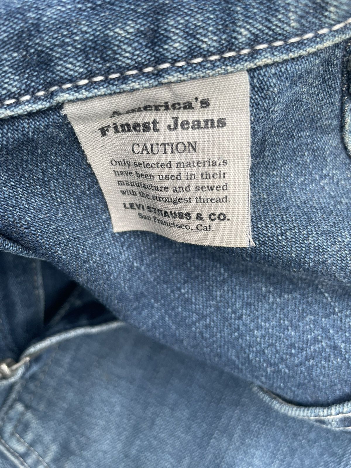 Levi's Vintage 1995 Levis Us Army Denim Pant Size US 33 - 12 Thumbnail