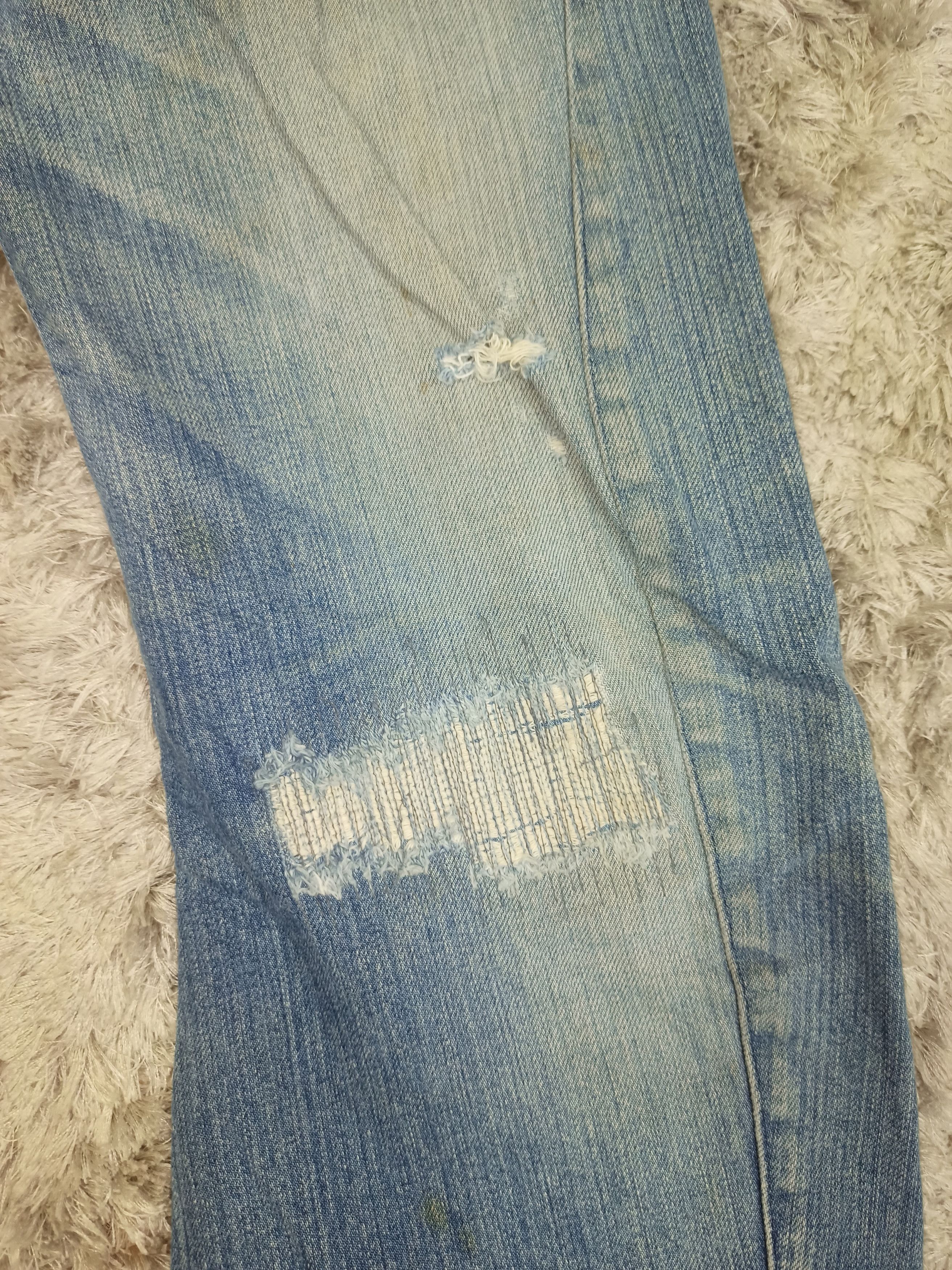 Vintage Rattle Trap Distressed Mudwash Flare Jeans