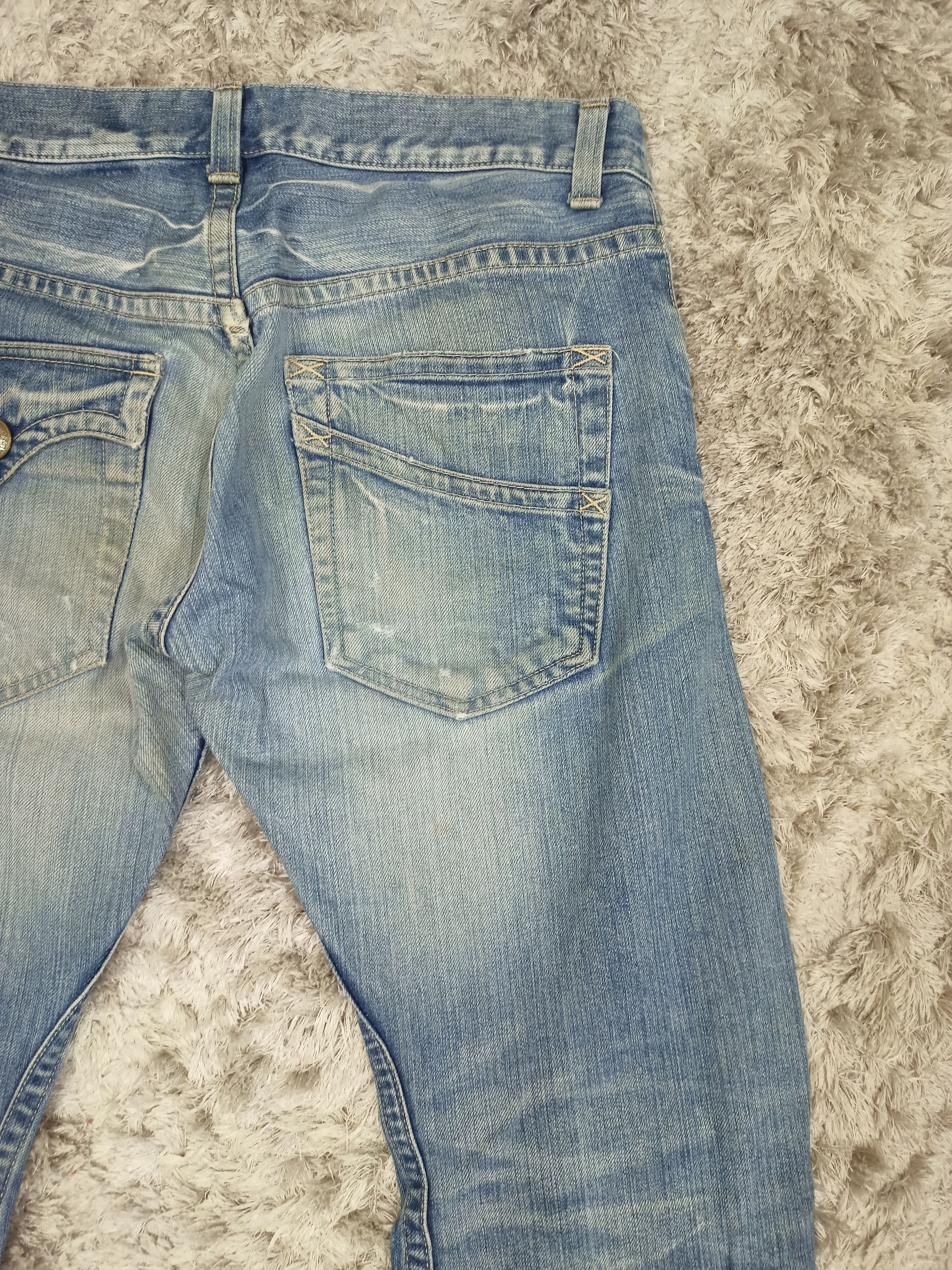 Vintage Rattle Trap Distressed Mudwash Flare Jeans