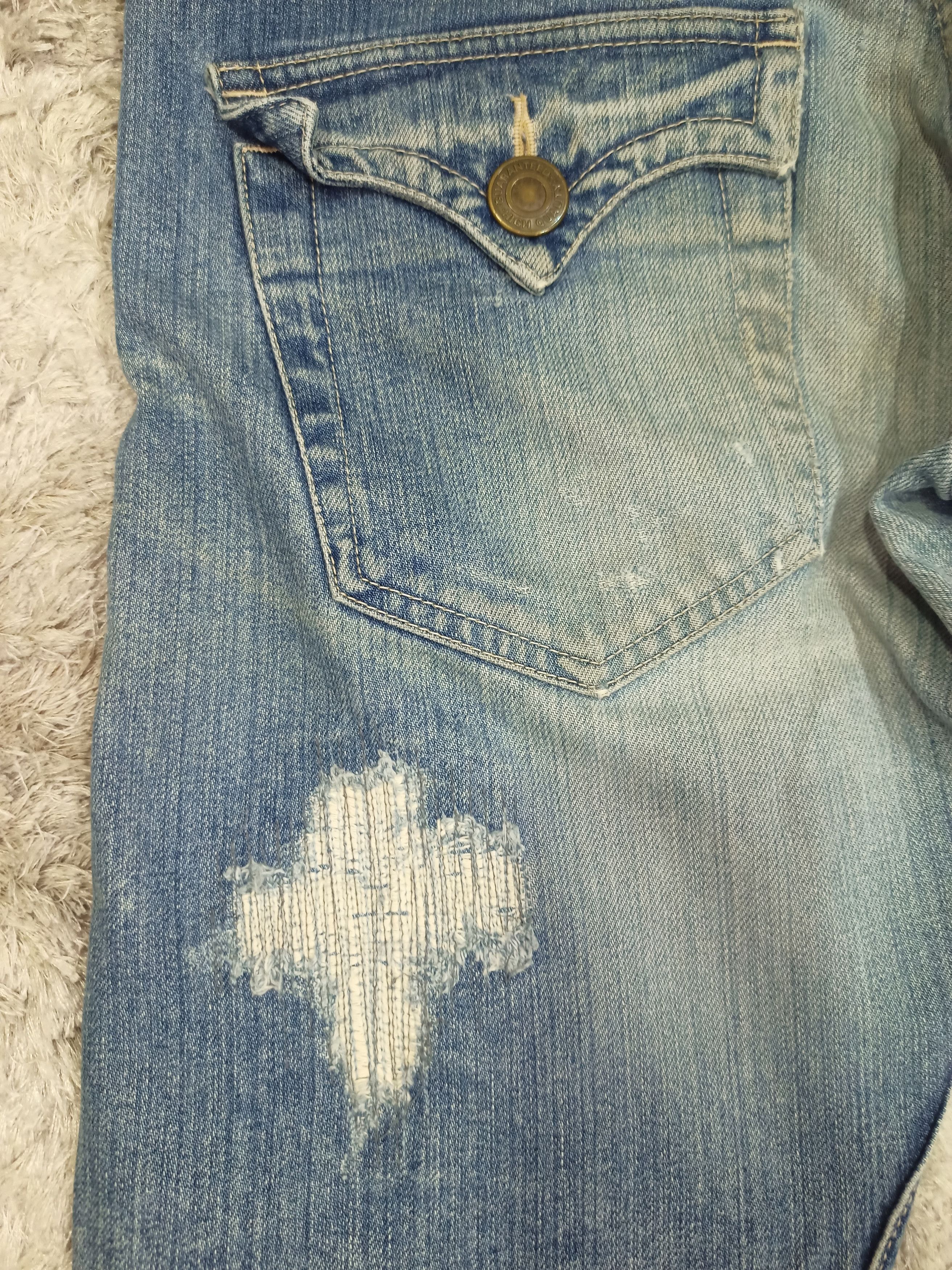 Vintage Rattle Trap Distressed Mudwash Flare Jeans