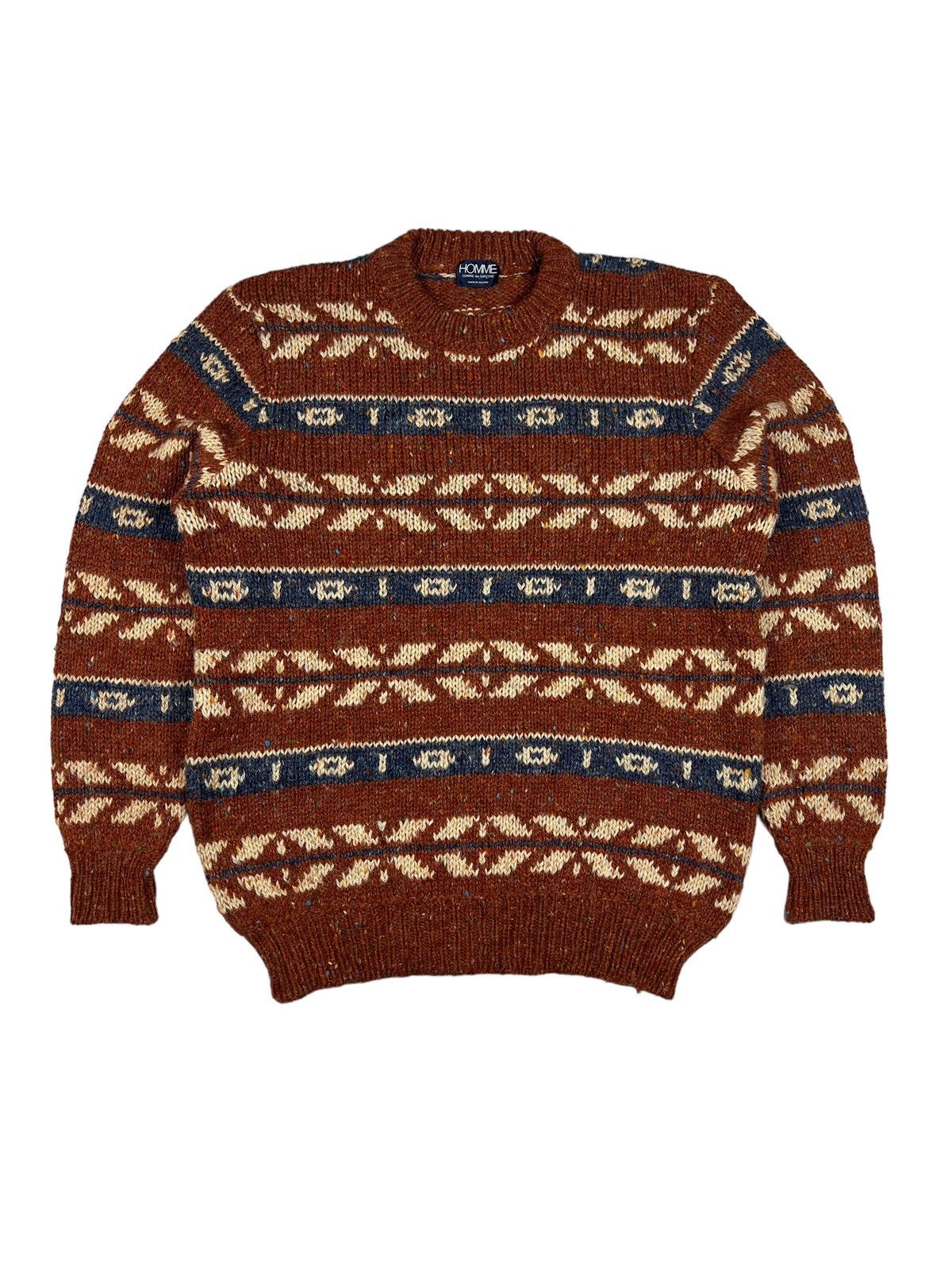 Comme des Garcons Homme Archive 80s Homme Comme Des Garçons Knit Sweater Size US L / EU 52-54 / 3 - 10 Thumbnail