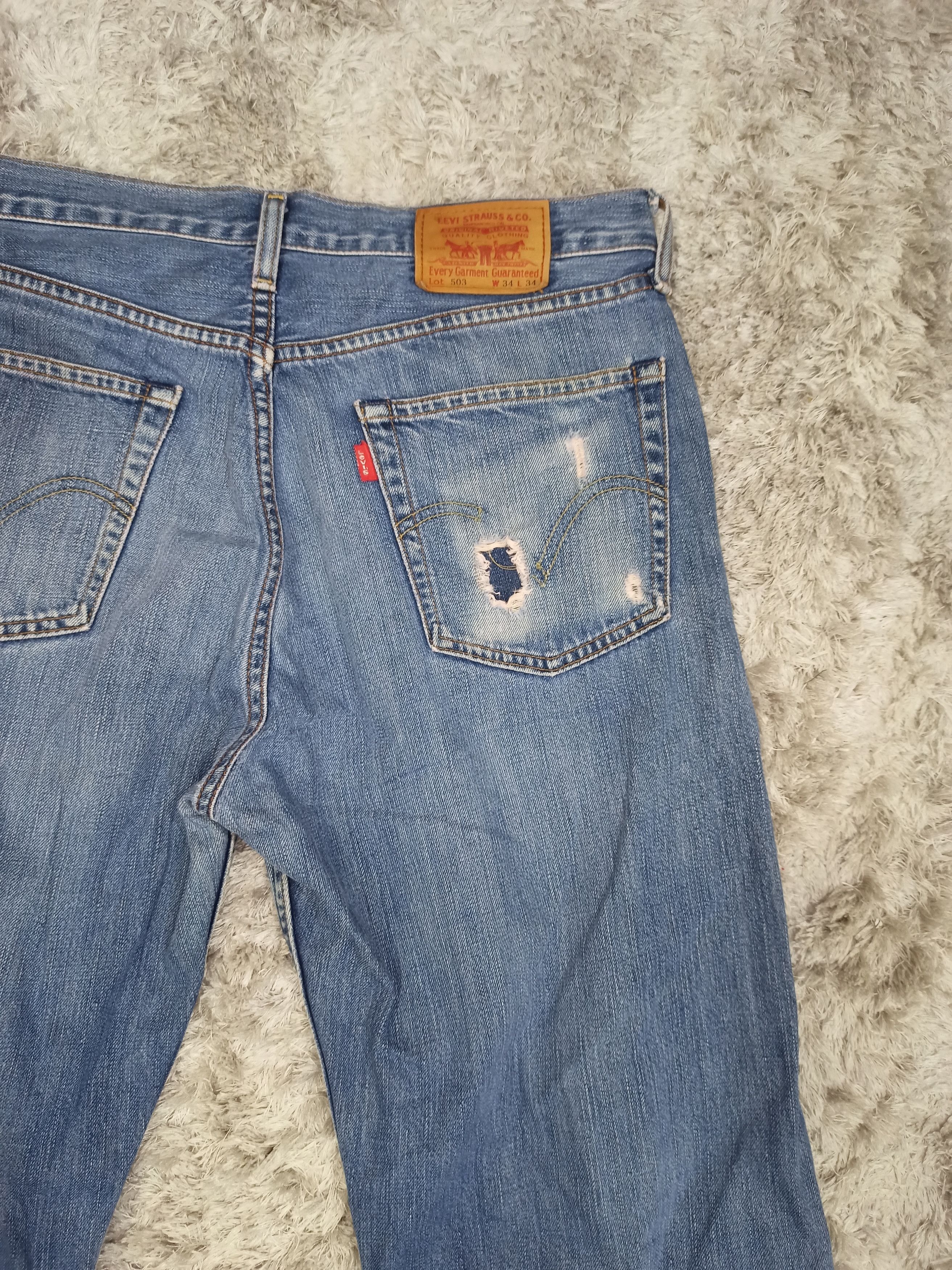 Levi's Vintage Clothing Vintage Levis 503 Sun Faded Jeans Made in Japan Size US 33 - 8 Thumbnail