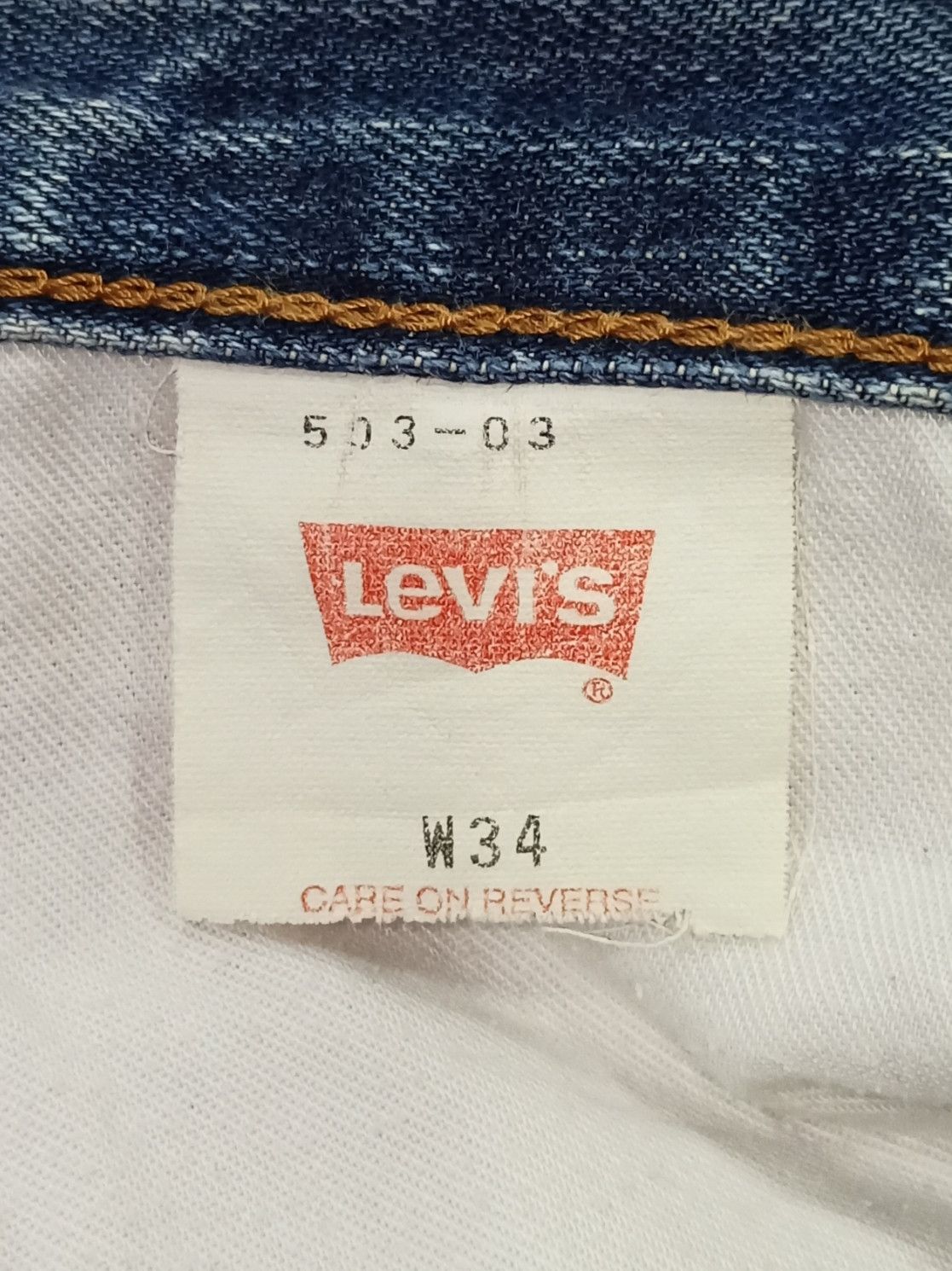 Levi's Vintage Clothing Vintage Levis 503 Sun Faded Jeans Made in Japan Size US 33 - 15 Thumbnail