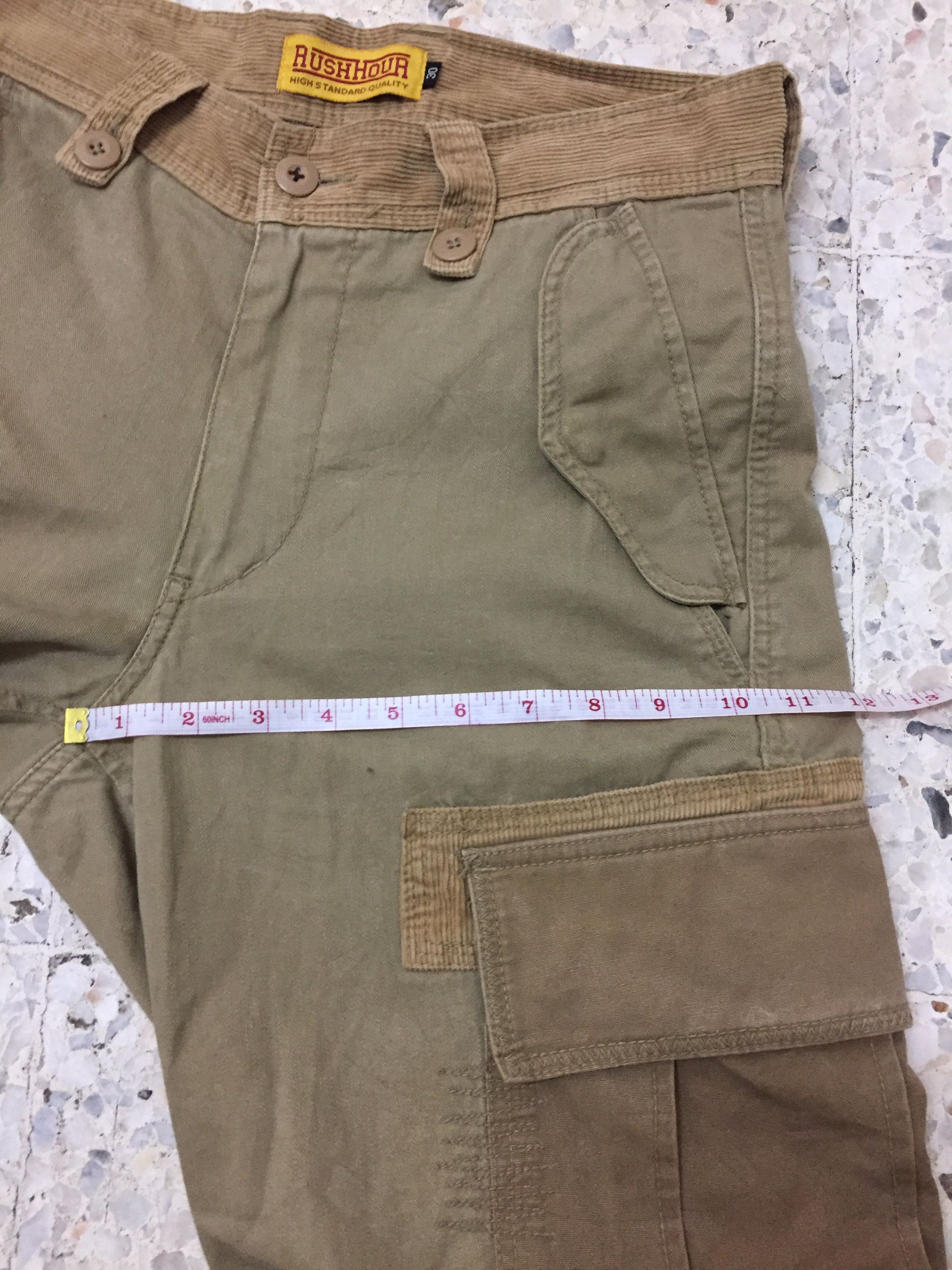Vintage Japanese brand Rush Hour cargo patch work Size US 31 - 11 Thumbnail