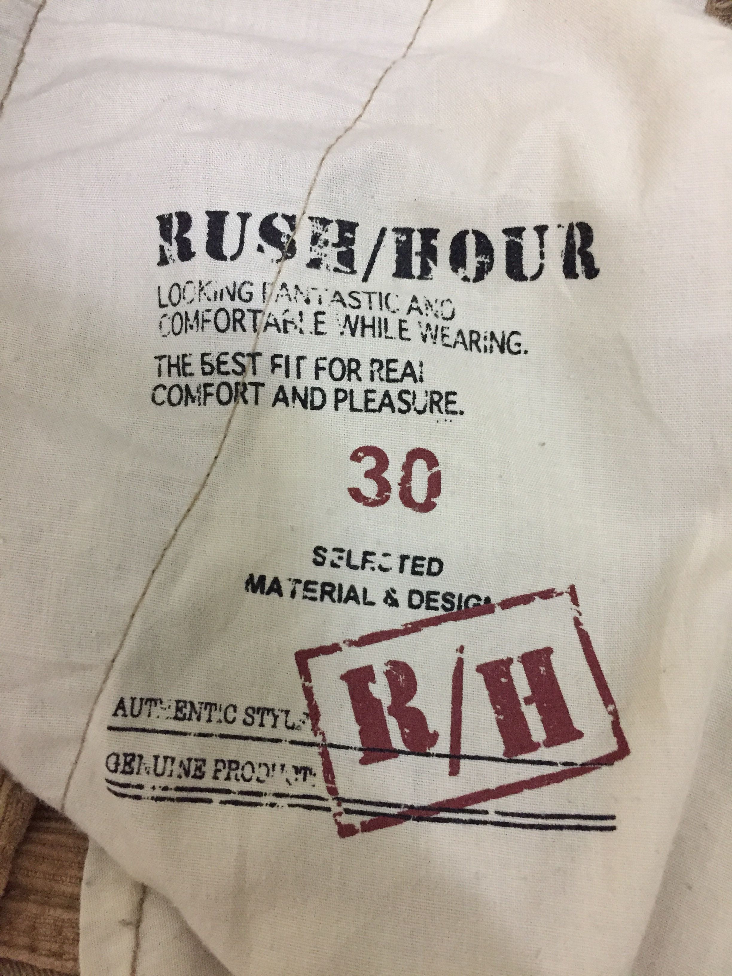 Vintage Japanese brand Rush Hour cargo patch work Size US 31 - 4 Thumbnail