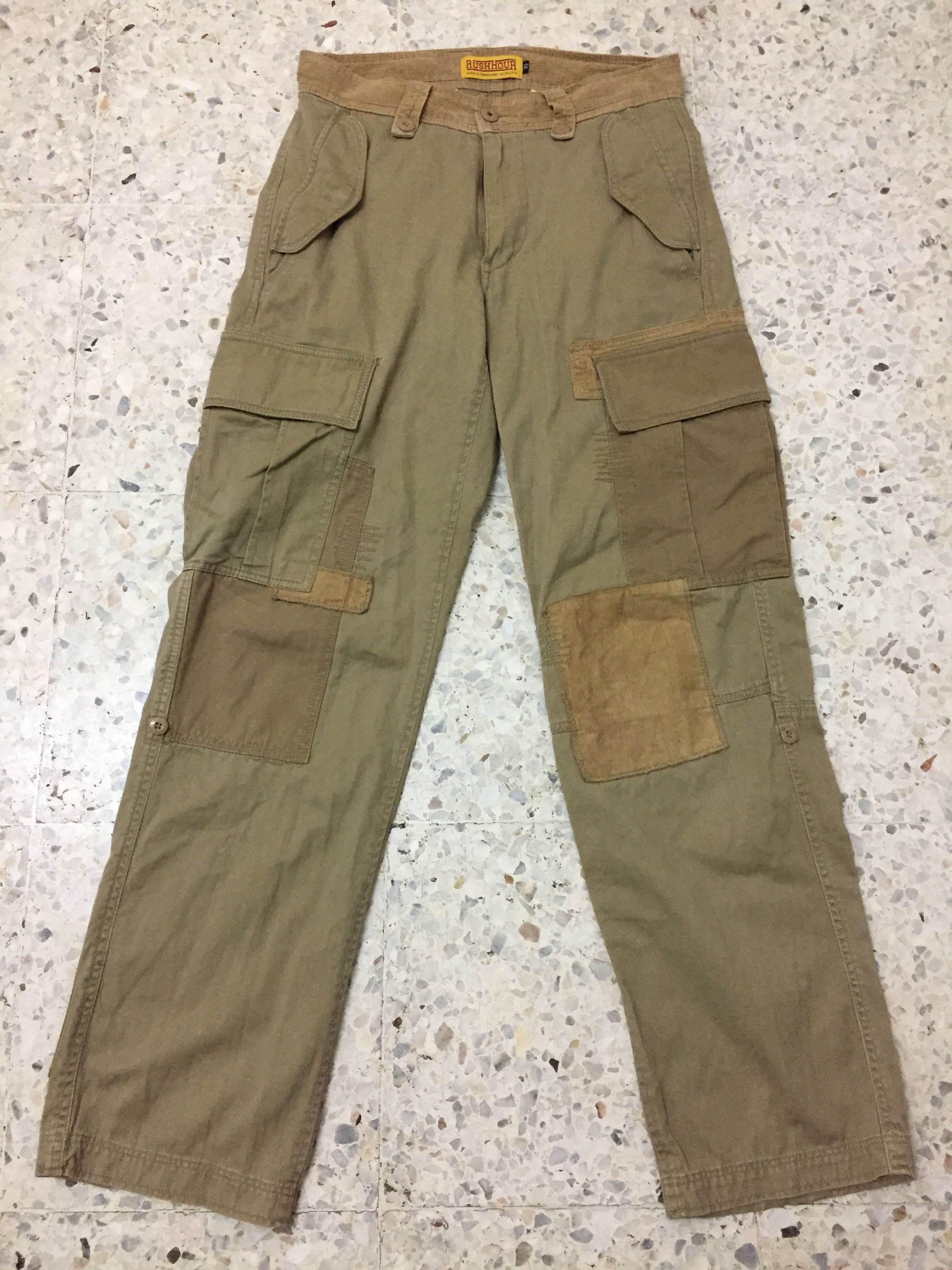 Japanese brand Rush Hour cargo patch work