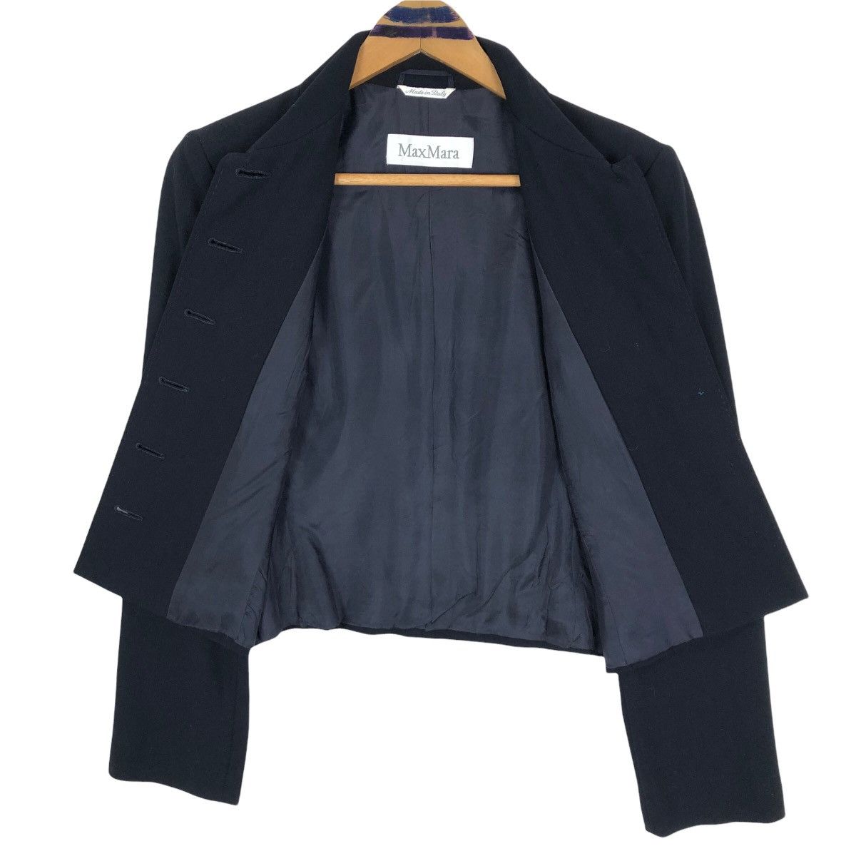 Max Mara Max Mara Wool Short Coat Made In Italy Size S / US 4 / IT 40 - 11 Thumbnail