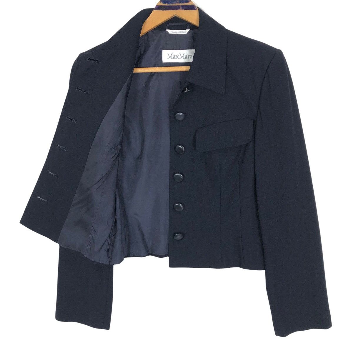 Max Mara Max Mara Wool Short Coat Made In Italy Size S / US 4 / IT 40 - 10 Thumbnail