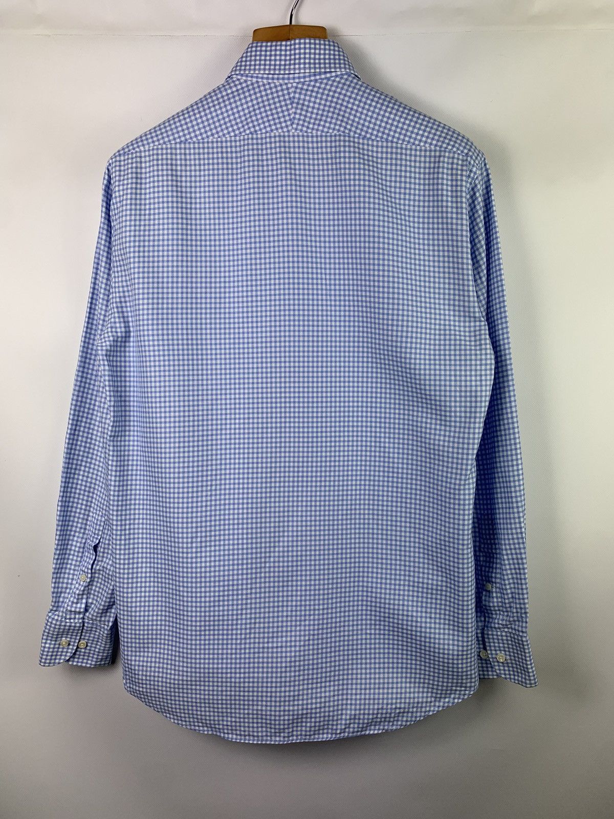 Suitsupply Suitsupply men’s checked long sleeve shirt size 15 1/2 blue Size US M / EU 48-50 / 2 - 6 Thumbnail