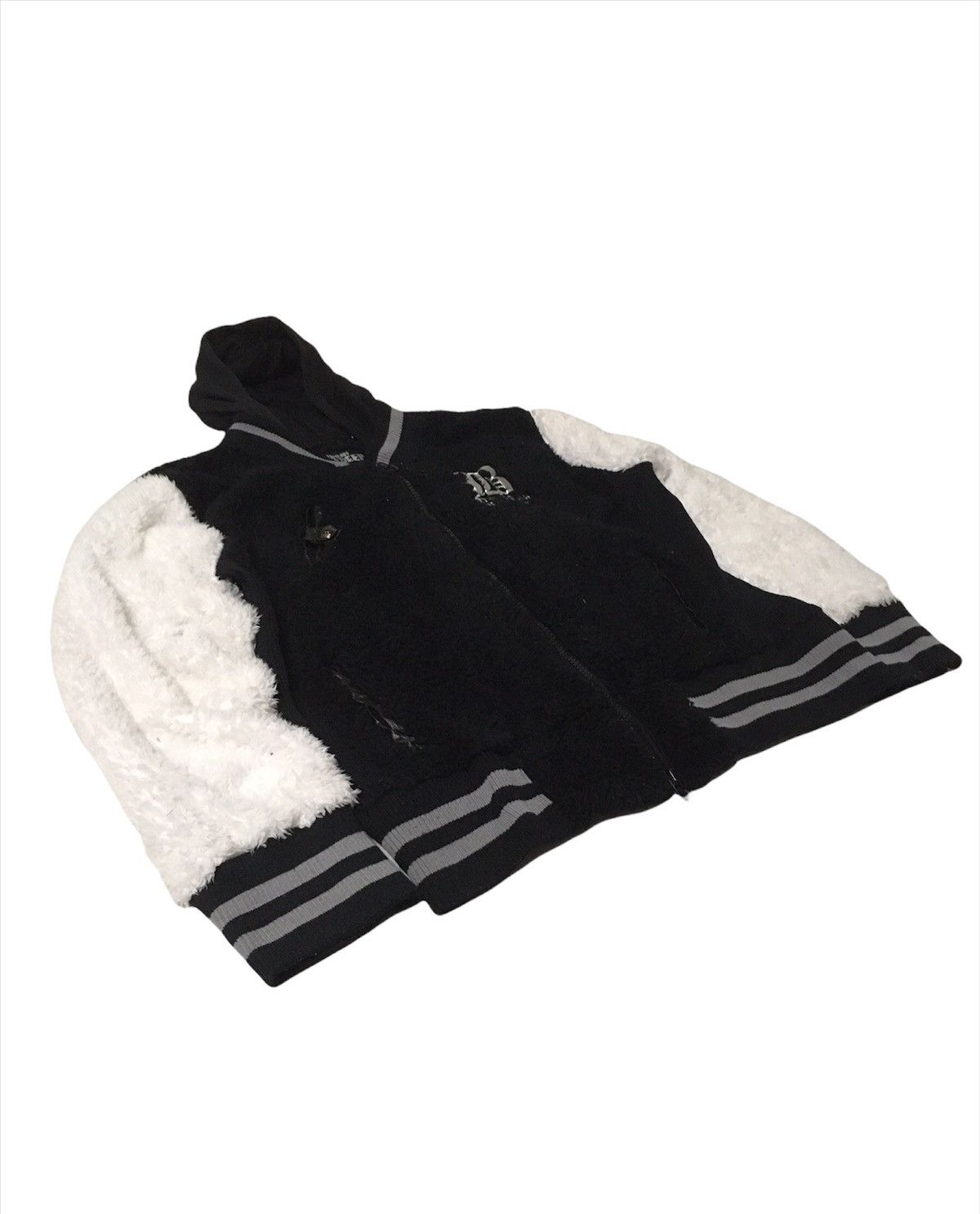 Japanese Brand × Vintage 🔥Fabulous Dig Deep Varsity Styles Sherpa Jacket Size US L / EU 52-54 / 3 - 5 Thumbnail