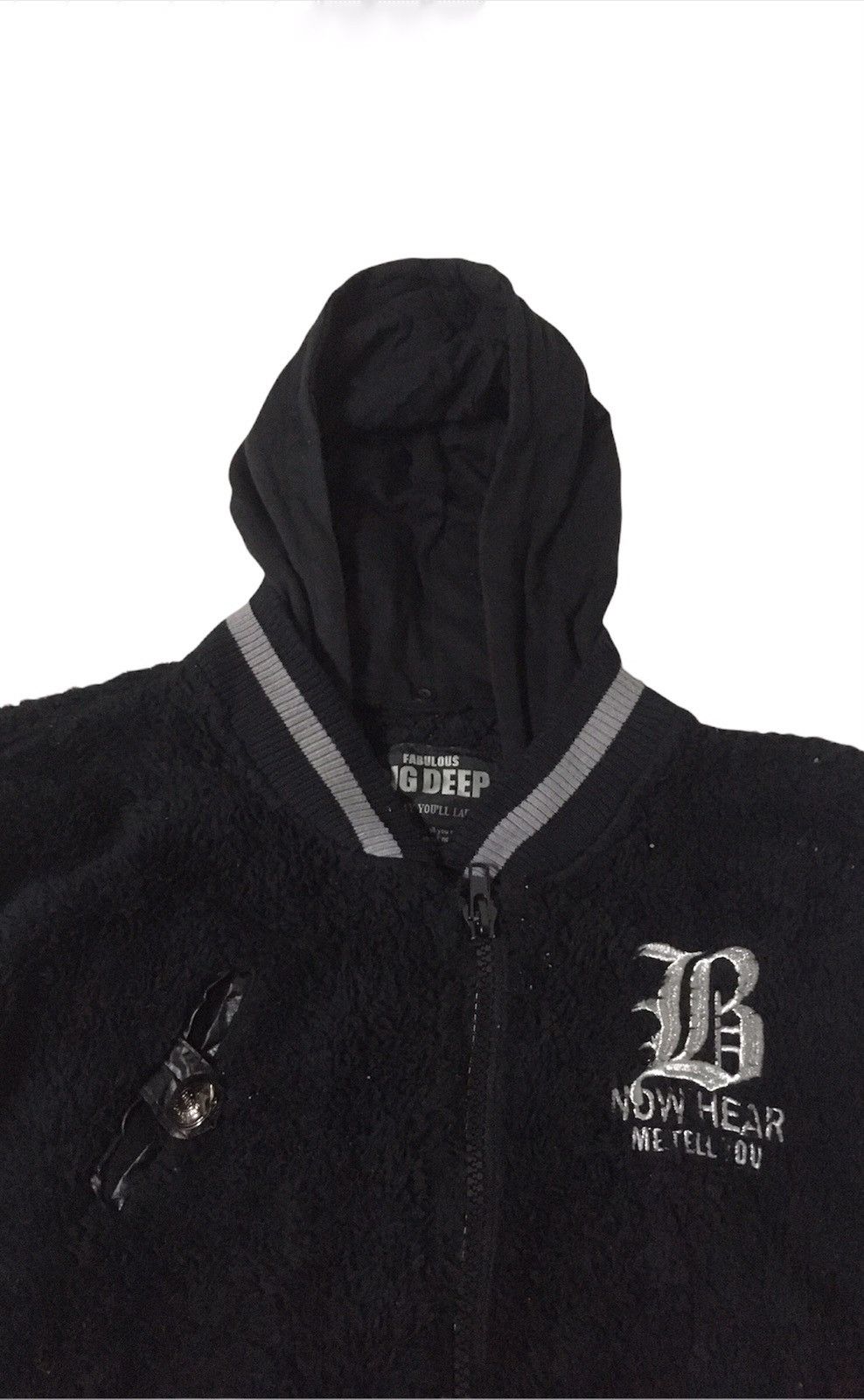 Japanese Brand × Vintage 🔥Fabulous Dig Deep Varsity Styles Sherpa Jacket Size US L / EU 52-54 / 3 - 6 Thumbnail