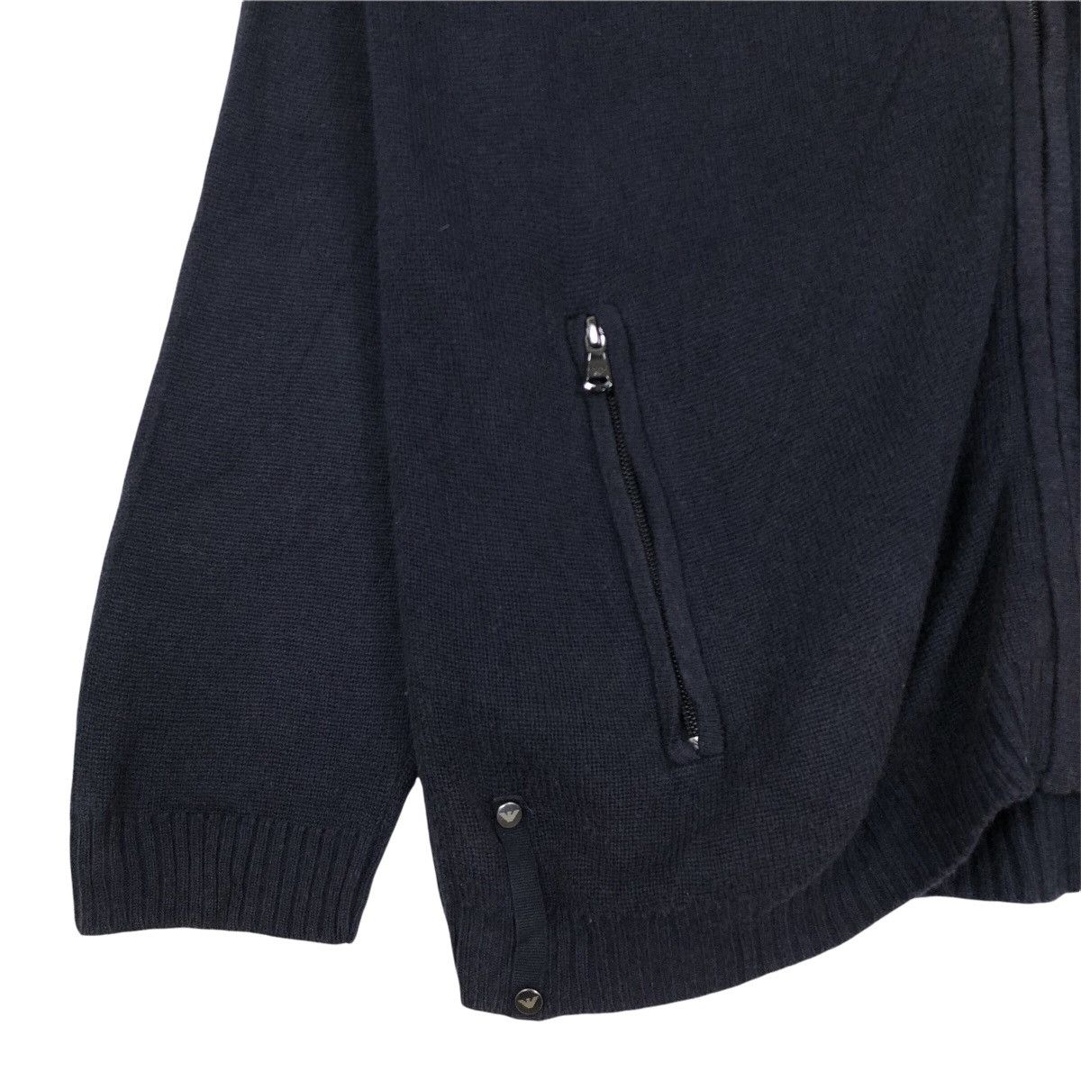 Emporio Armani Emporio Armani EA7 Hoodie Zip Up Sweatshirt Giorgio Armani Size US L / EU 52-54 / 3 - 3 Thumbnail