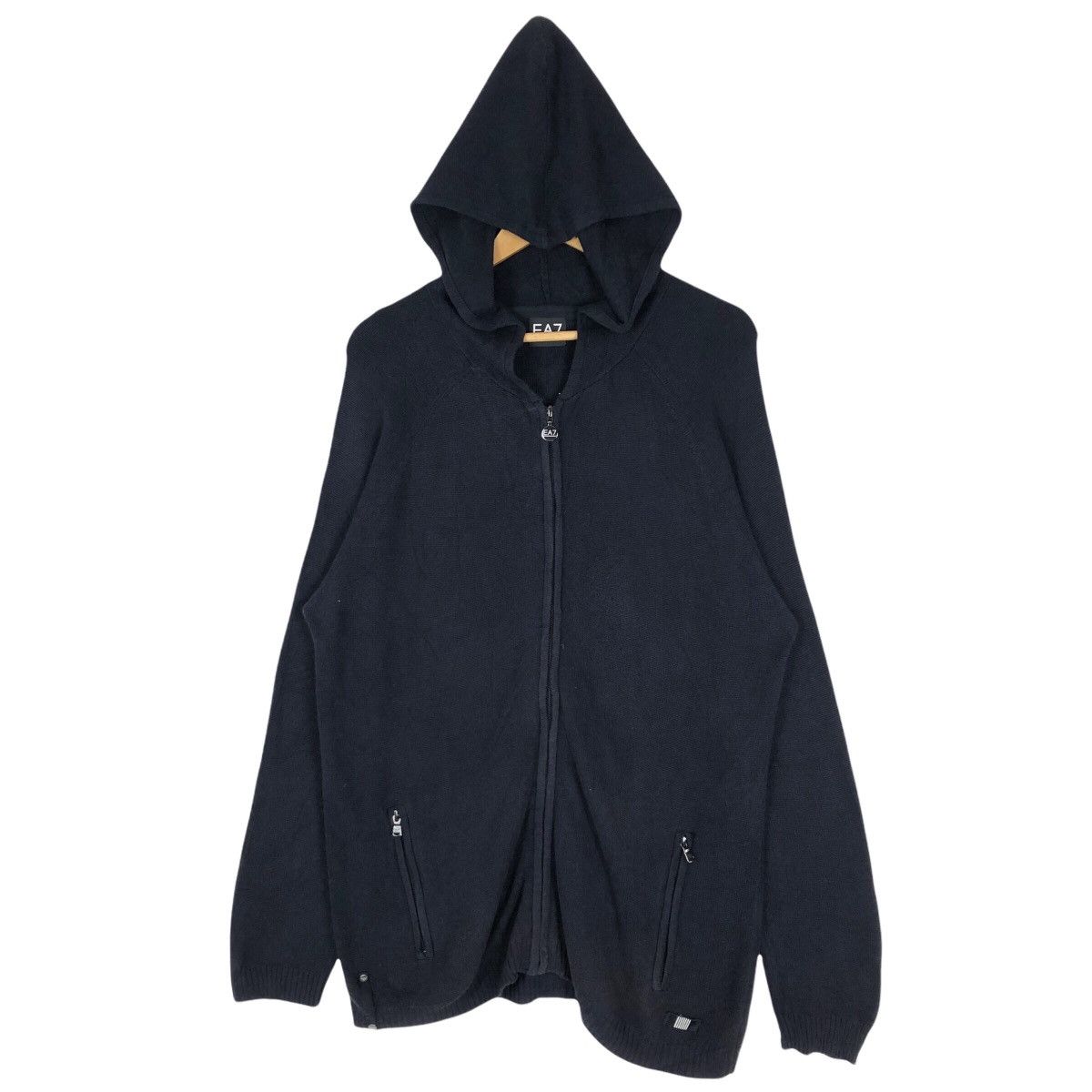 Emporio Armani Emporio Armani EA7 Hoodie Zip Up Sweatshirt Giorgio Armani Size US L / EU 52-54 / 3 - 1 Thumbnail