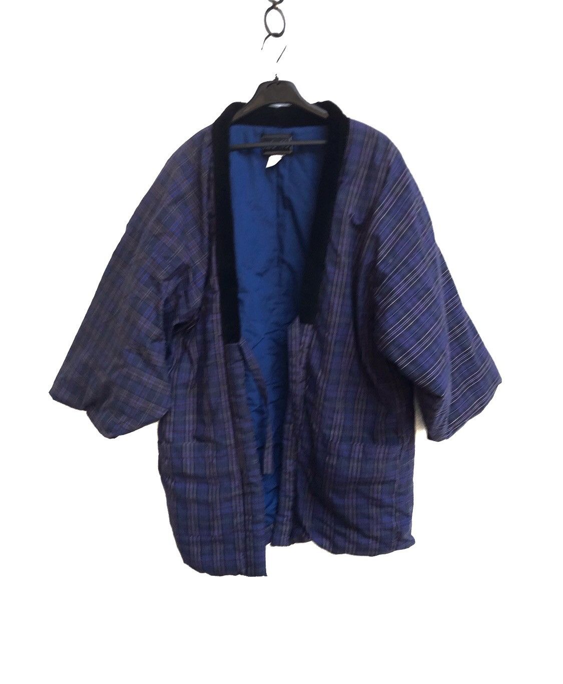 Japanese Brand 🔥Han Ten Flannel Plaid Kimono Size US M / EU 48-50 / 2 - 1 Thumbnail