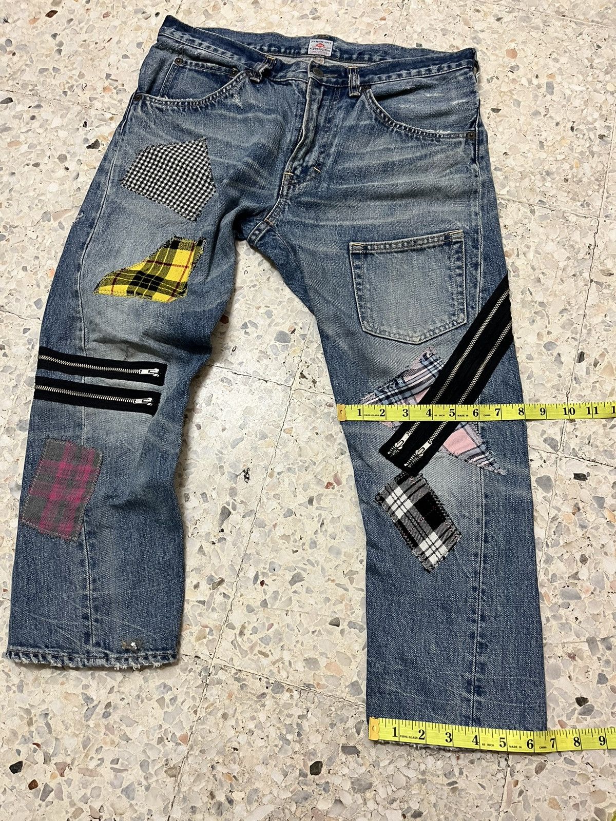 If Six Was Nine Japanese brand RNA punk zipper design Size US 33 - 10 Thumbnail