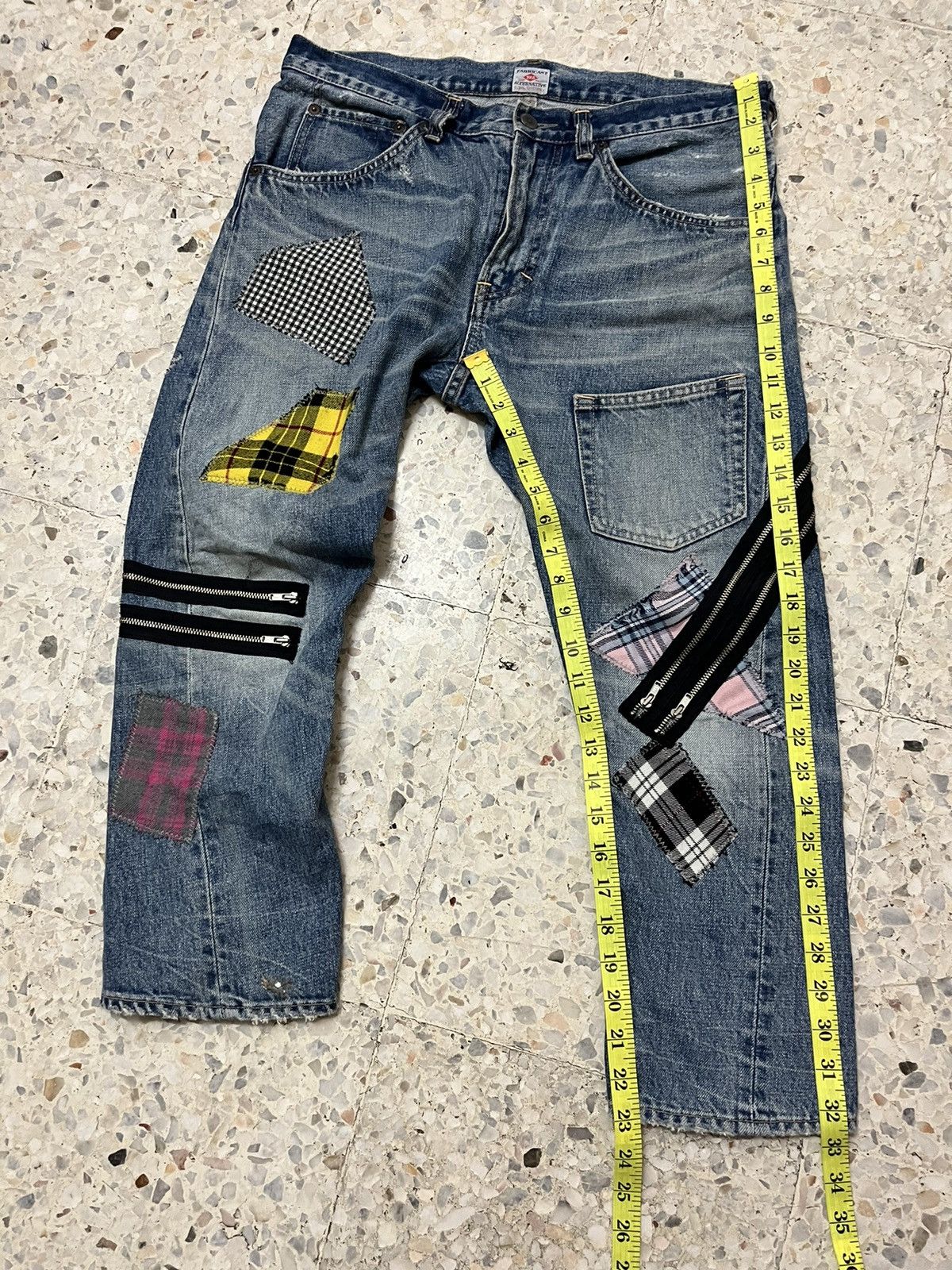 If Six Was Nine Japanese brand RNA punk zipper design Size US 33 - 8 Thumbnail