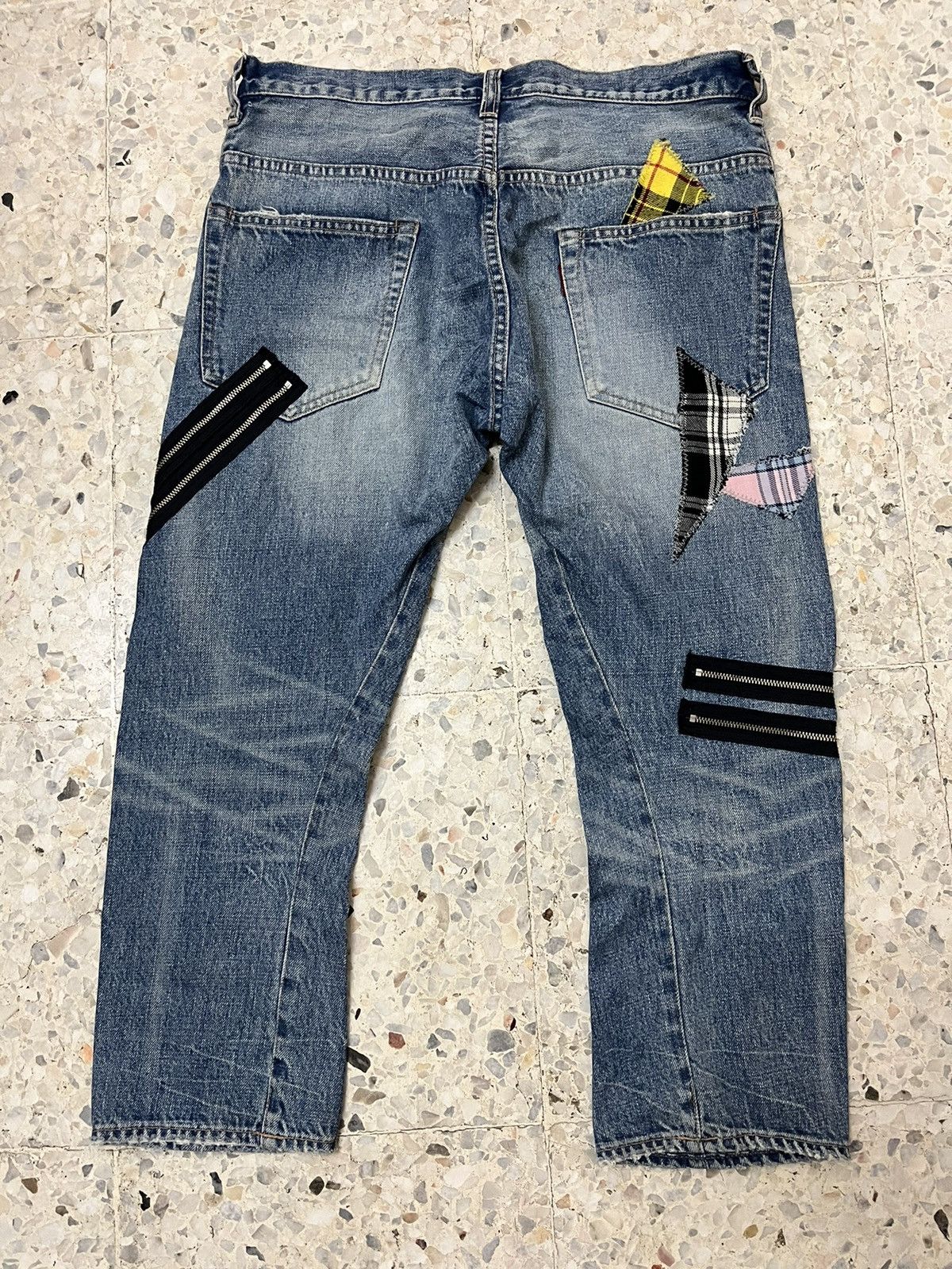 If Six Was Nine Japanese brand RNA punk zipper design Size US 33 - 2 Thumbnail