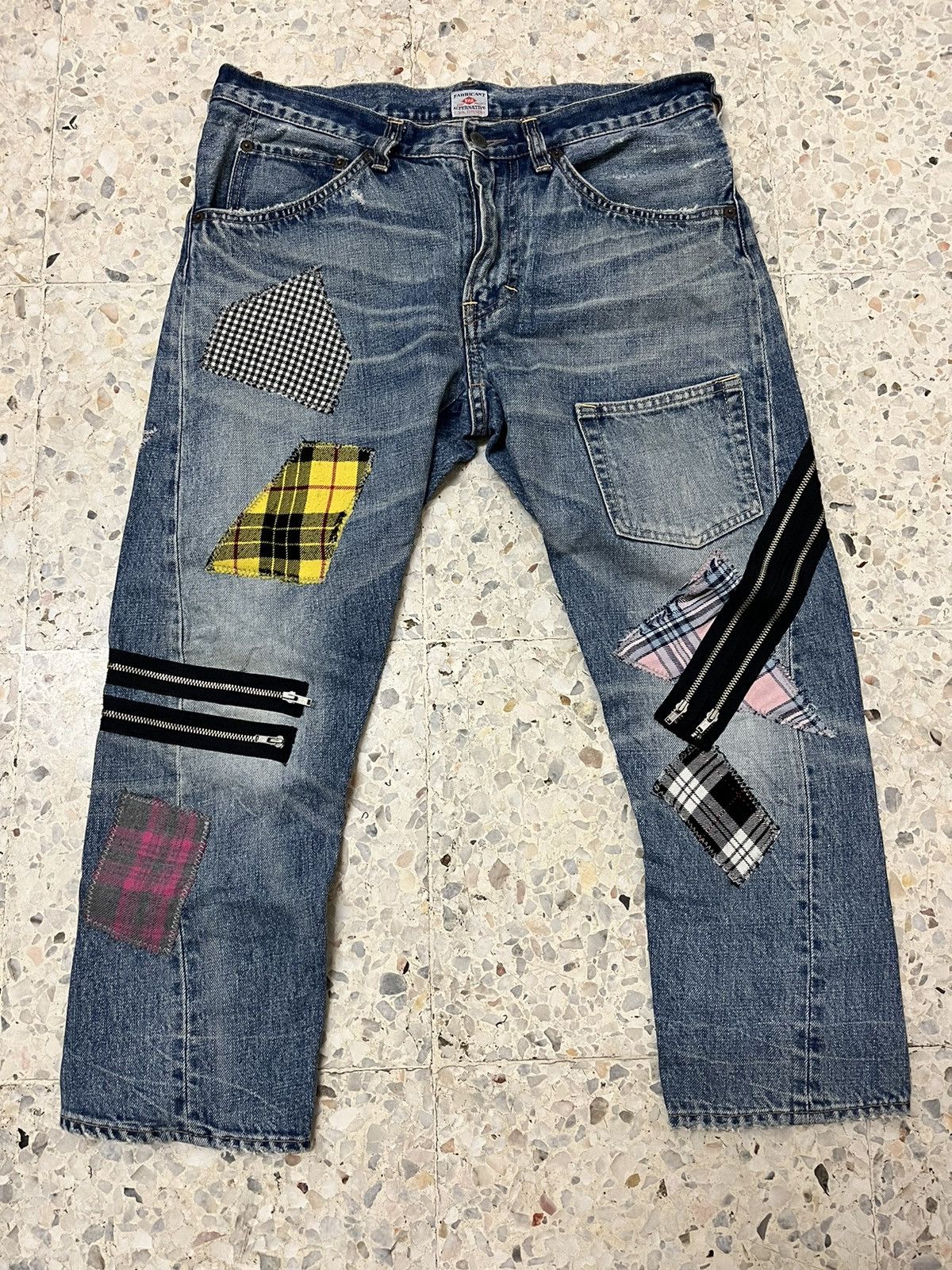 If Six Was Nine Japanese brand RNA punk zipper design Size US 33 - 1 Thumbnail