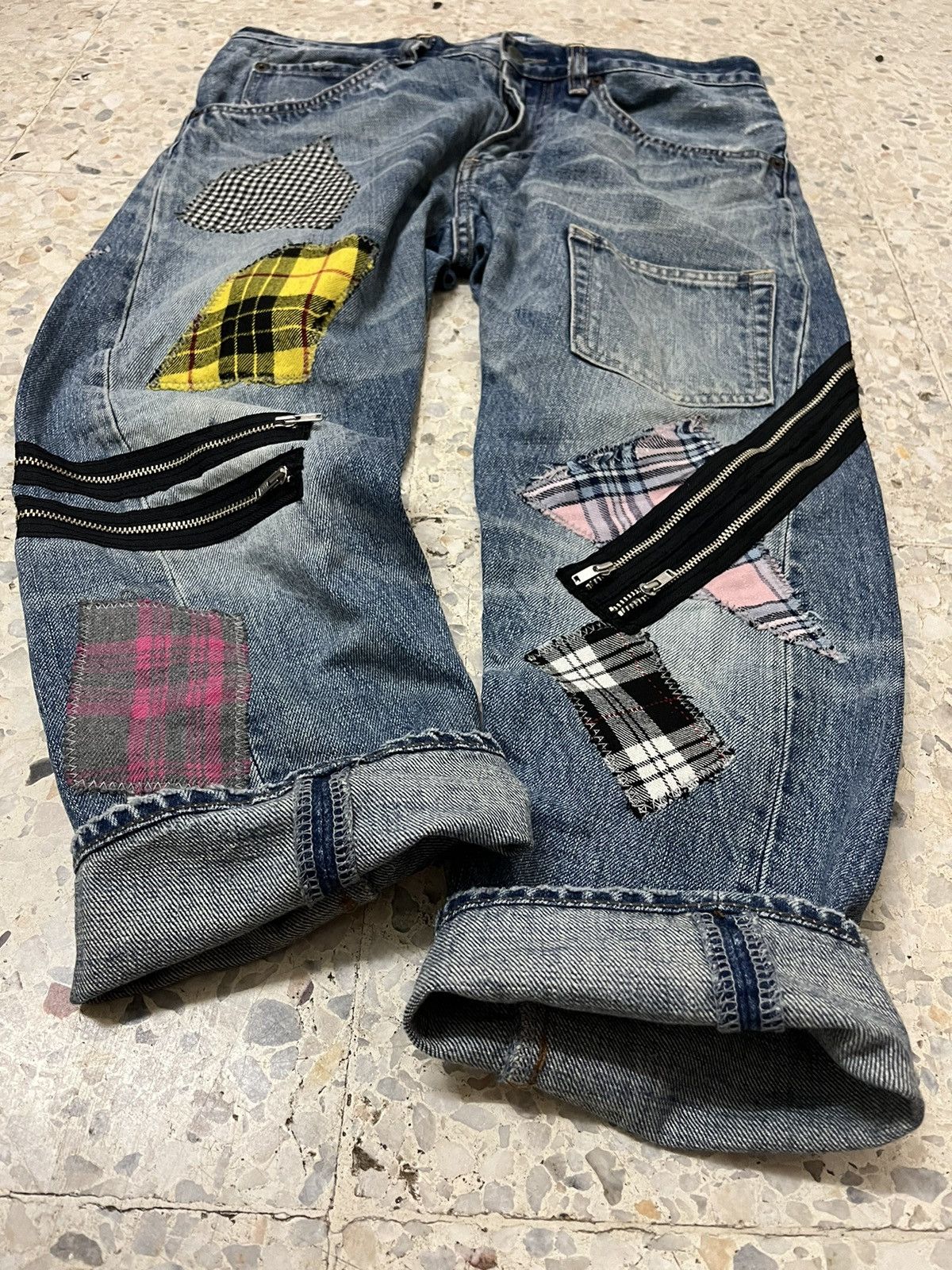If Six Was Nine Japanese brand RNA punk zipper design Size US 33 - 4 Thumbnail
