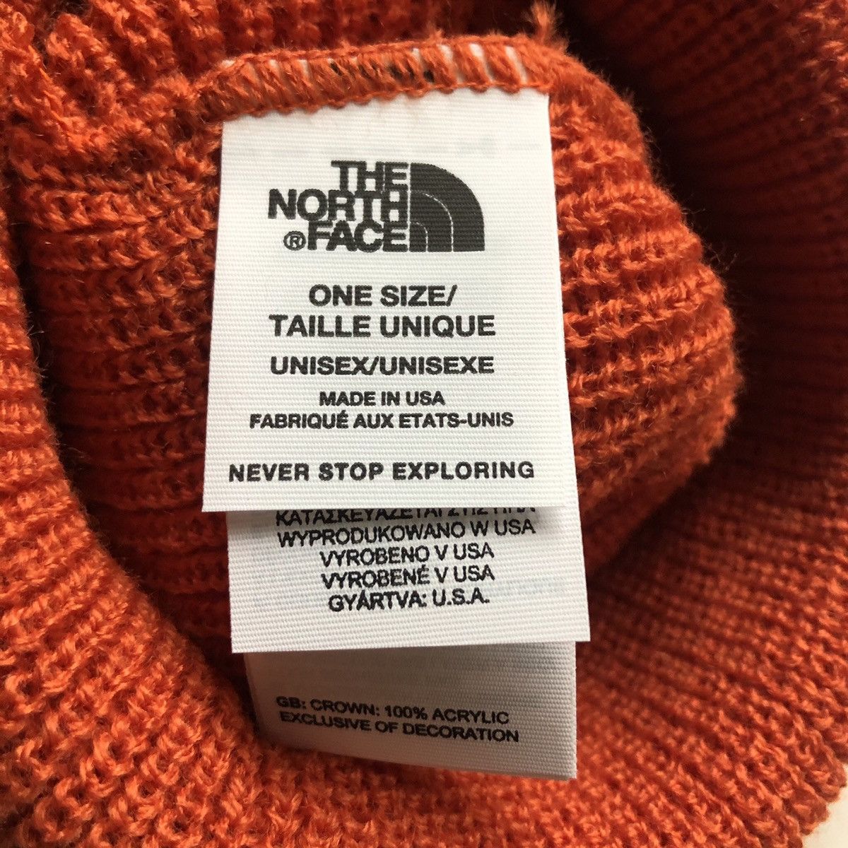 The North Face North Face Beanie BRNT ORANGE Size ONE SIZE - 4 Thumbnail