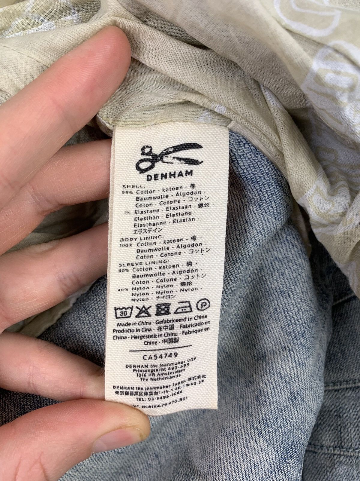 DENHAM × Designer Denham women’s denim biker jacket size M blue Size M / US 6-8 / IT 42-44 - 12 Thumbnail