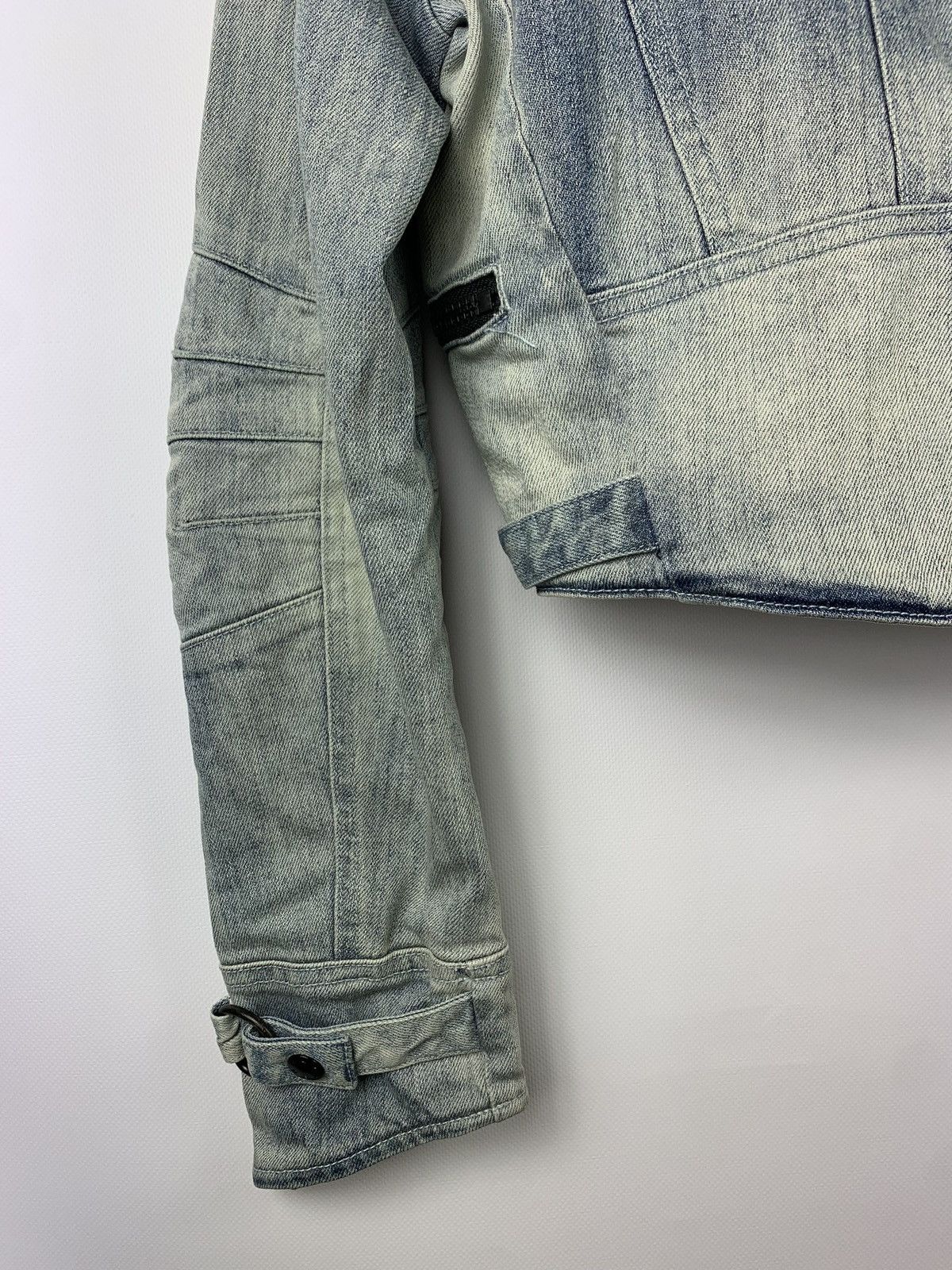 DENHAM × Designer Denham women’s denim biker jacket size M blue Size M / US 6-8 / IT 42-44 - 8 Thumbnail