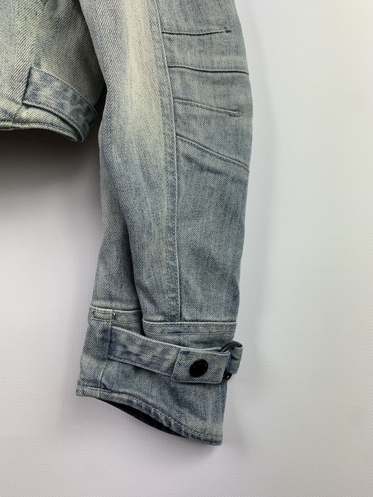 DENHAM × Designer Denham women’s denim biker jacket size M blue Size M / US 6-8 / IT 42-44 - 7 Thumbnail