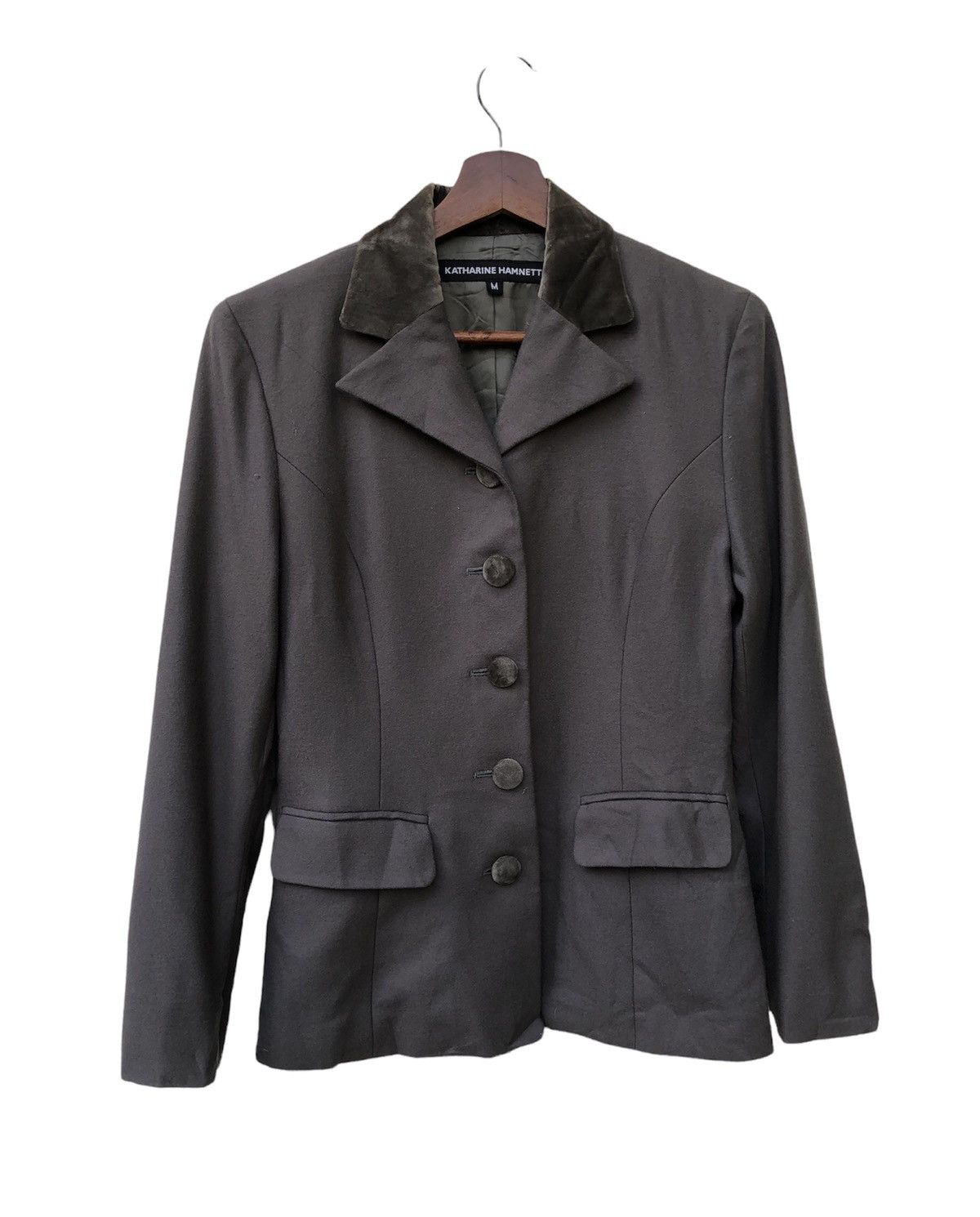 Katharine Hamnett London 🔥Katharine Hamnett London Wool Jacket Size US M / EU 48-50 / 2 - 1 Thumbnail