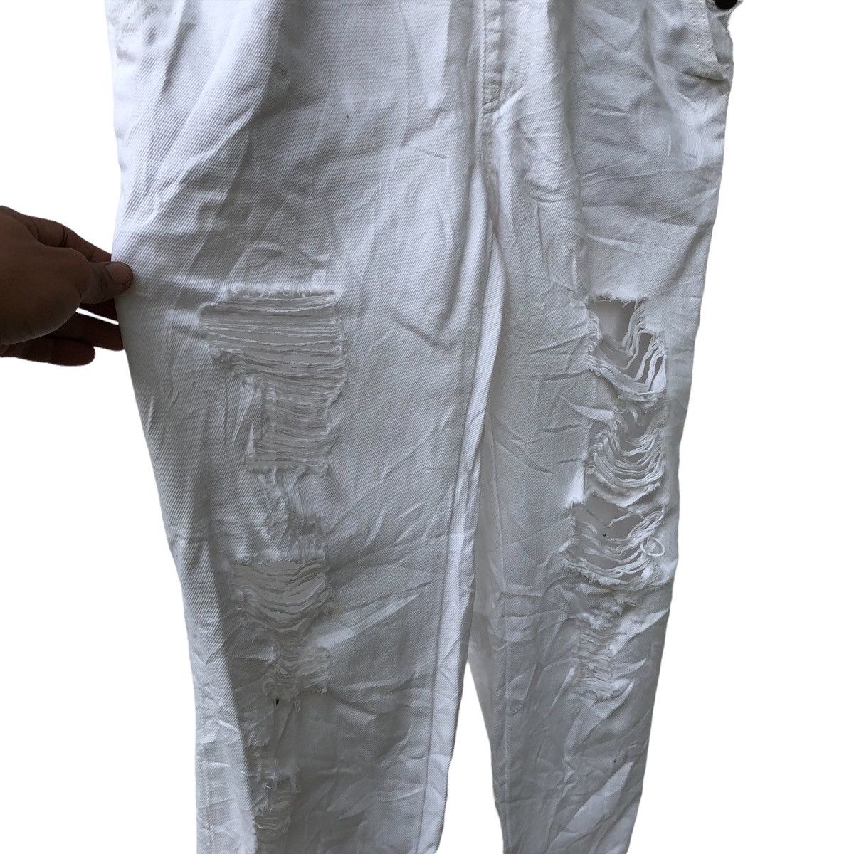 Japanese Brand JAPANESE BRAND GU DISTRESSED JUMPSUIT Size 30" / US 8 / IT 44 - 4 Thumbnail