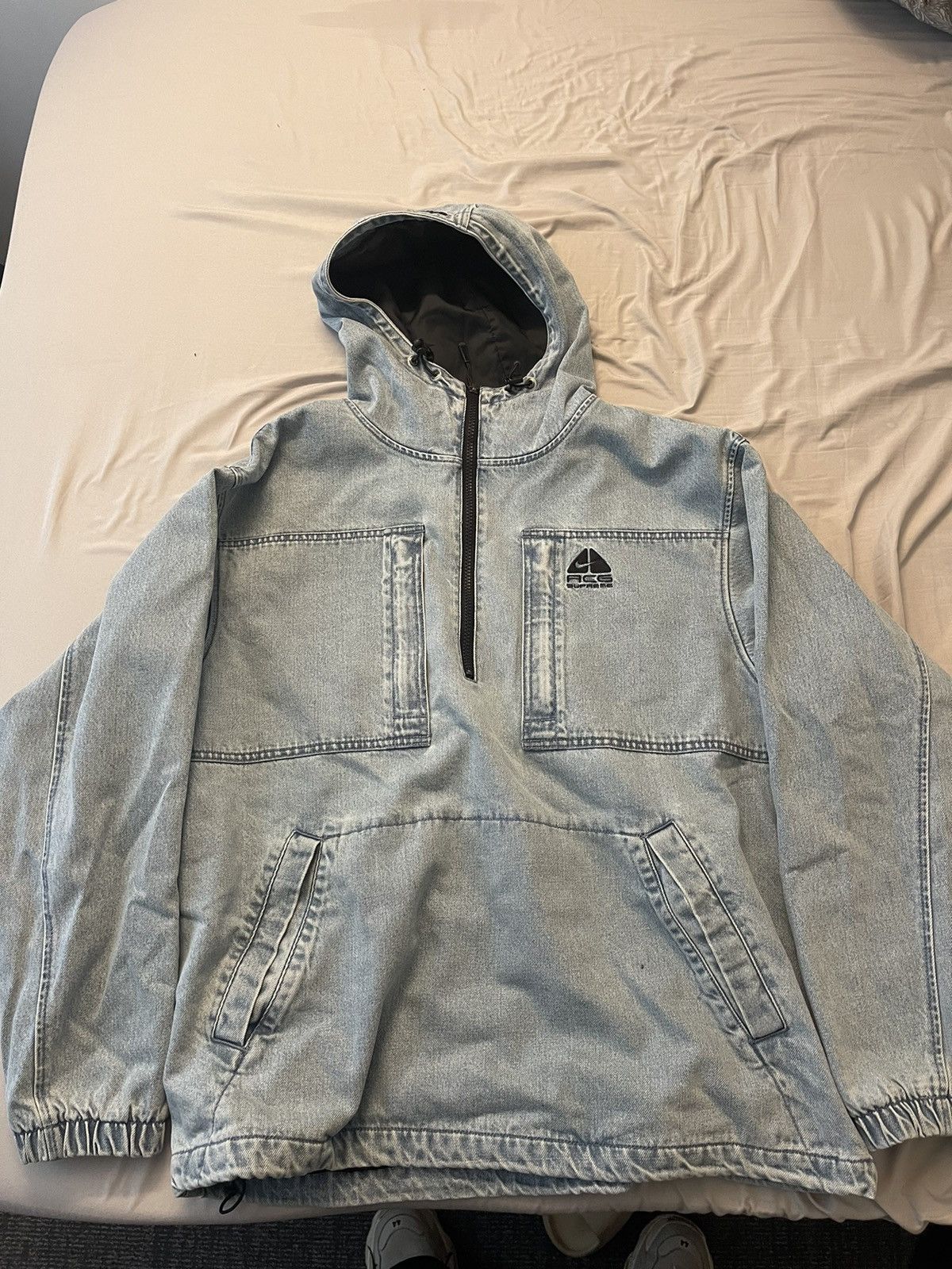 Supreme Nike Acg Denim Pullover | Grailed