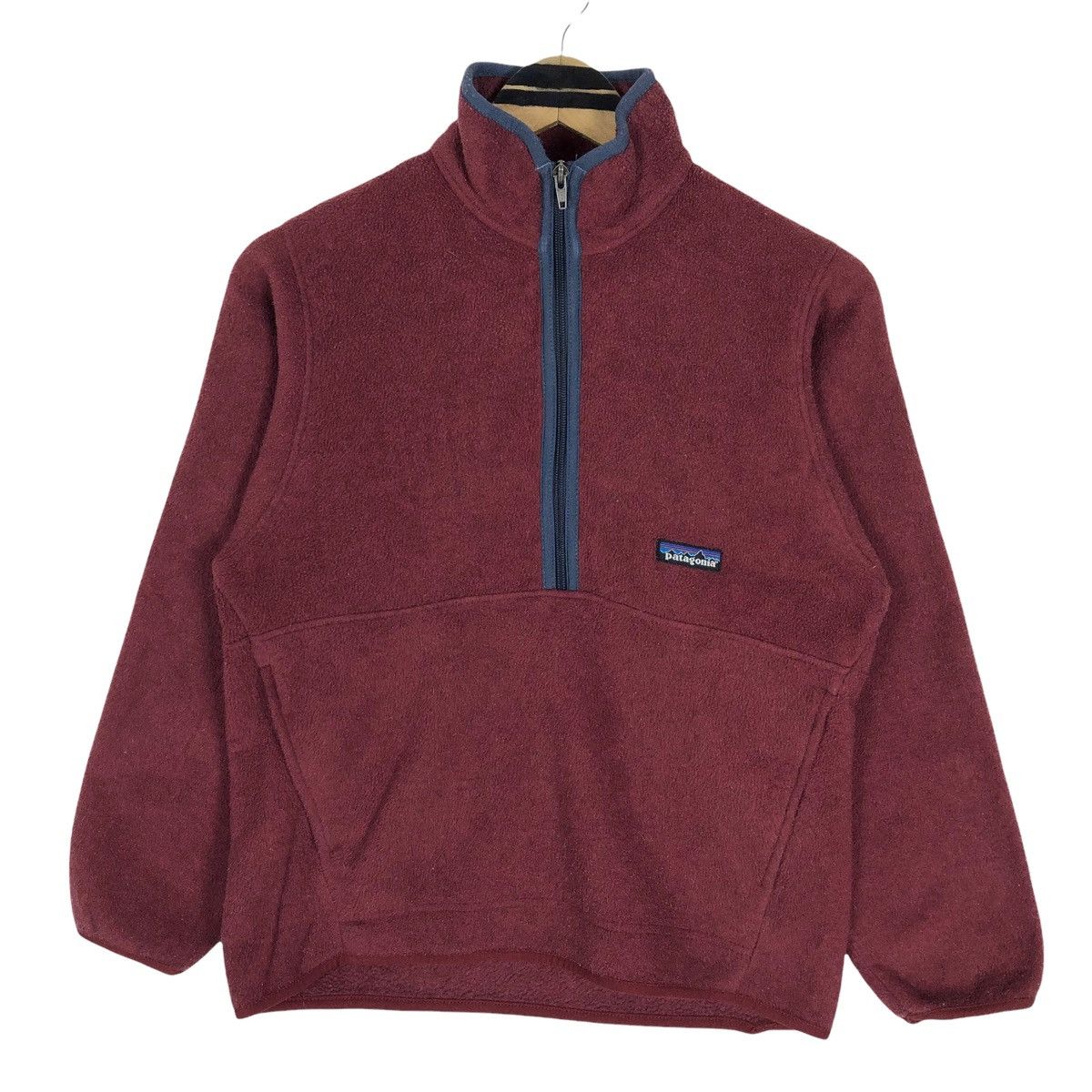 Vintage 90s Patagonia Synchilla Mock Neck Fleece Sweater